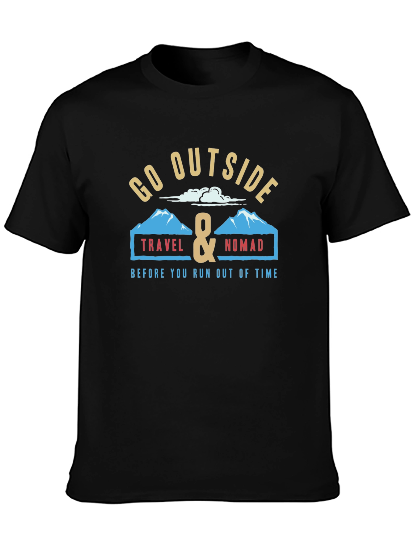 Go Outside Graphic Tee - Travel & Nomad Adventure Shirt - 3