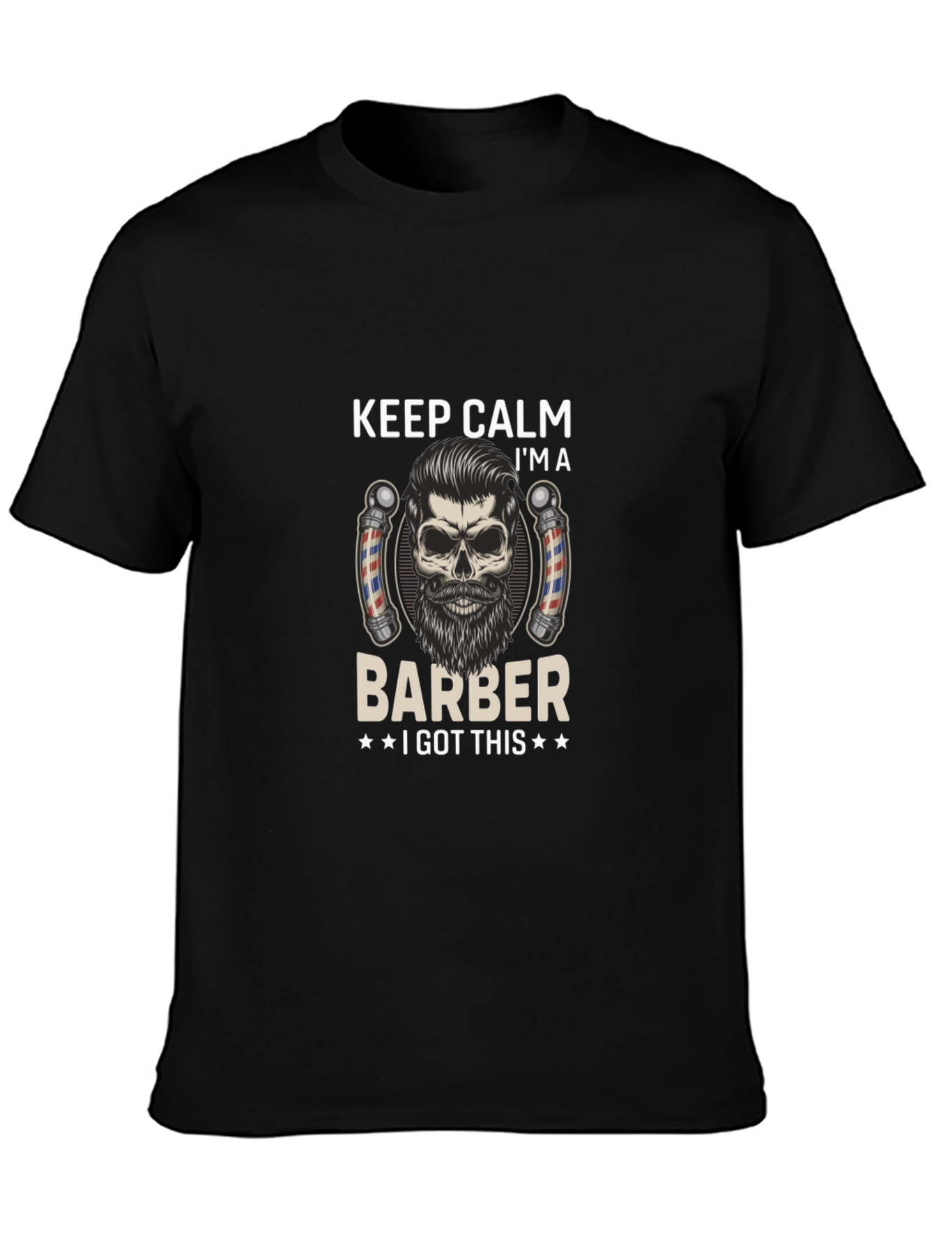 Keep Calm Barber T-Shirt - Stylish & Unique - 3