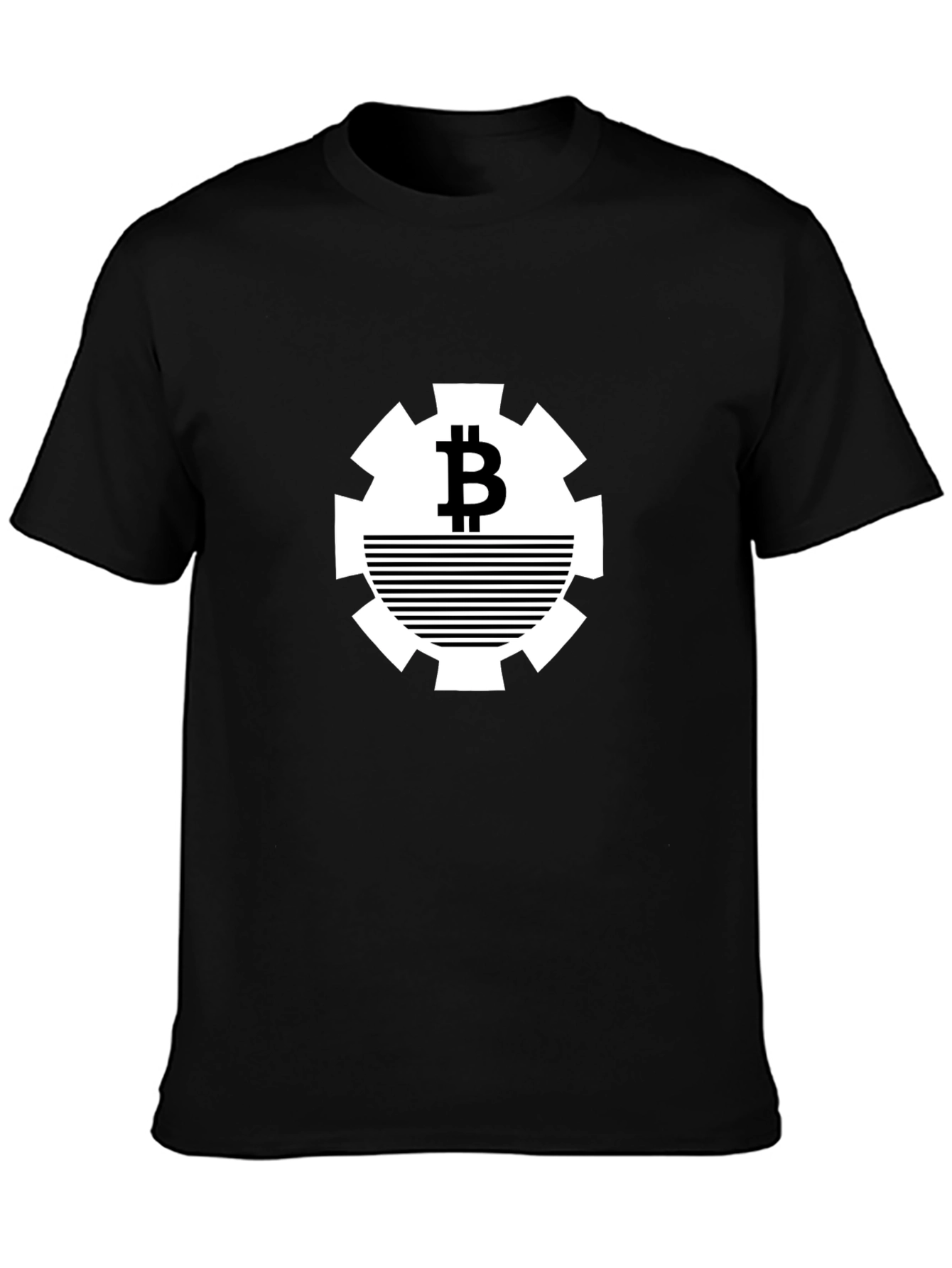 Black Bitcoin Gear T-Shirt - Crypto Tee view 3