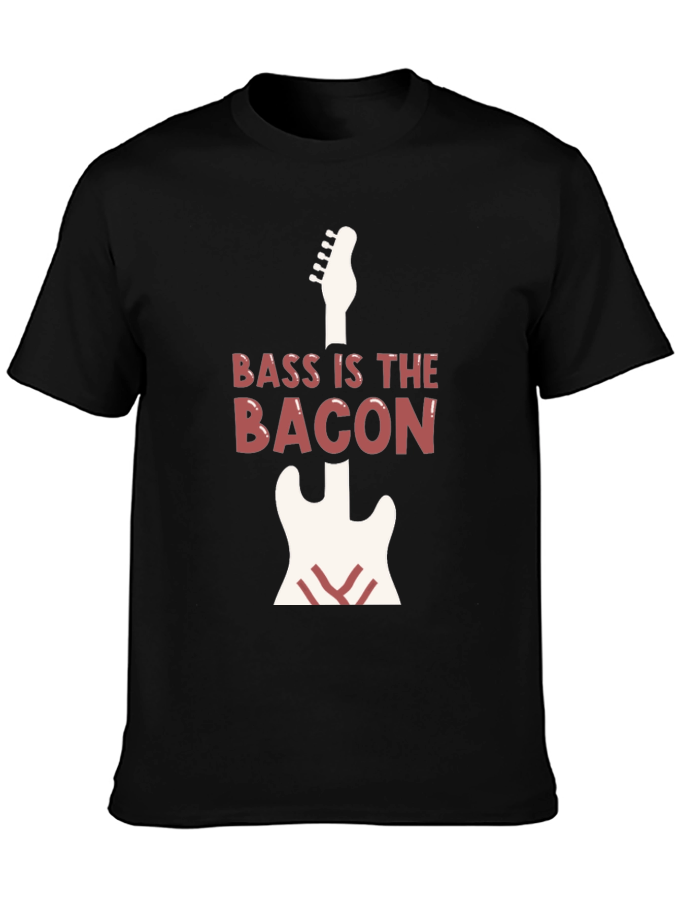 Black Bass is the Bacon T-Shirt view 3