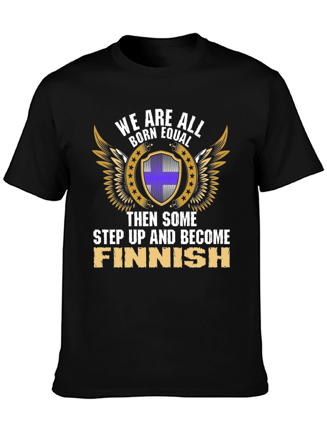 Finnish Pride T-Shirt - Born Equal Design - 3