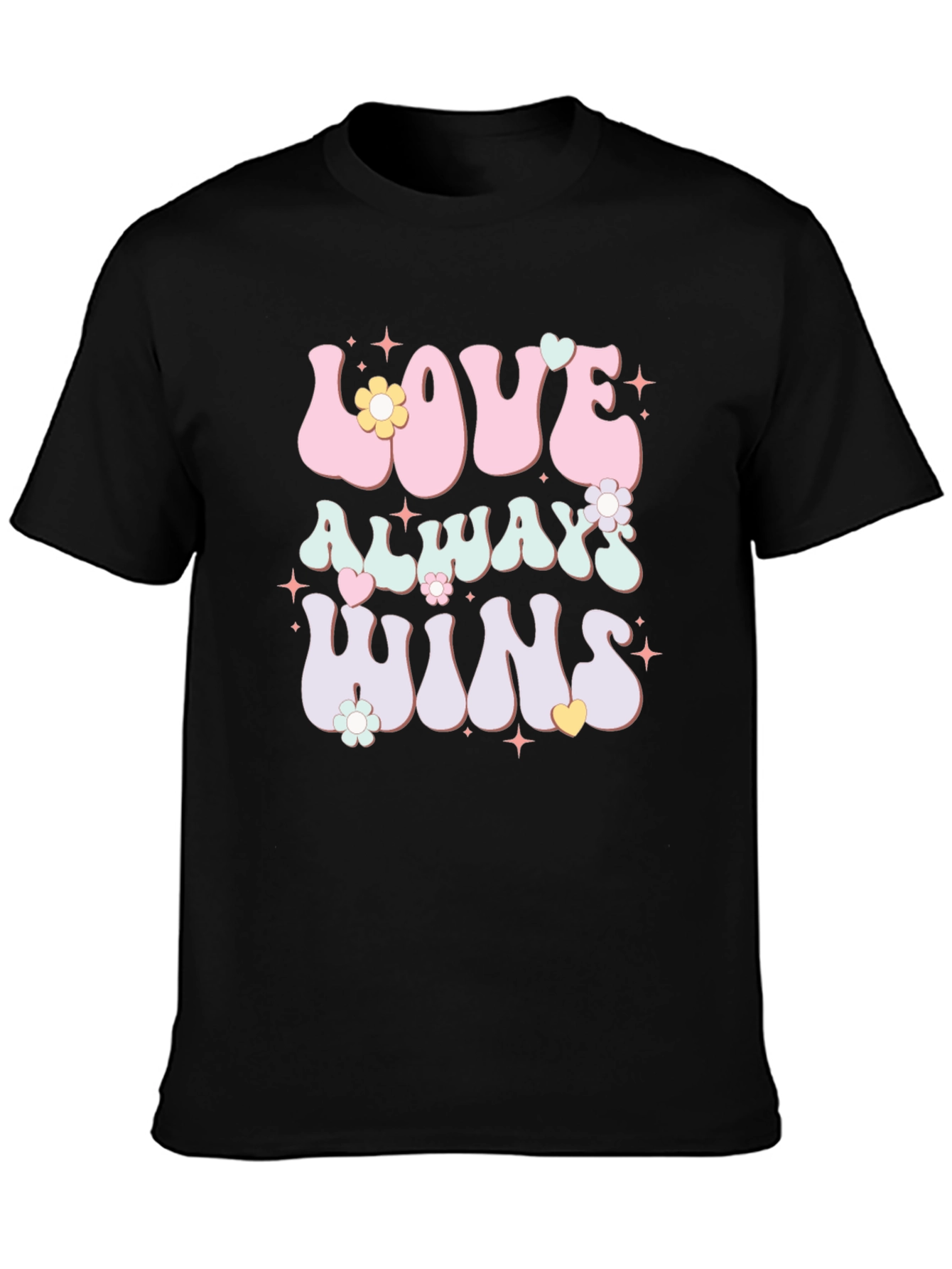 Black Love Always Wins Graphic Tee view 3