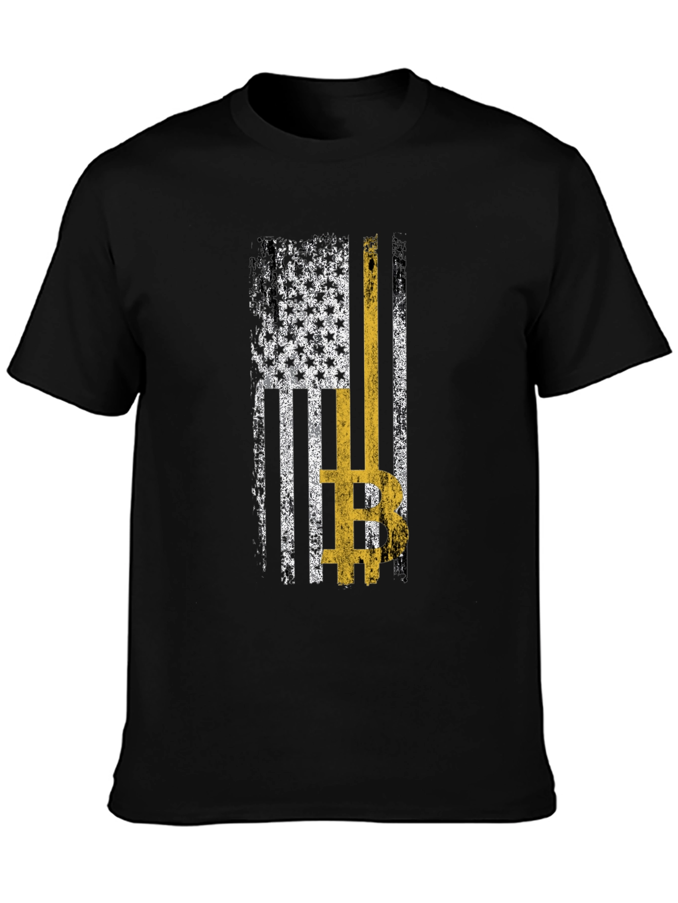 Bitcoin USA Flag Graphic Tee - Crypto T-Shirt - 3