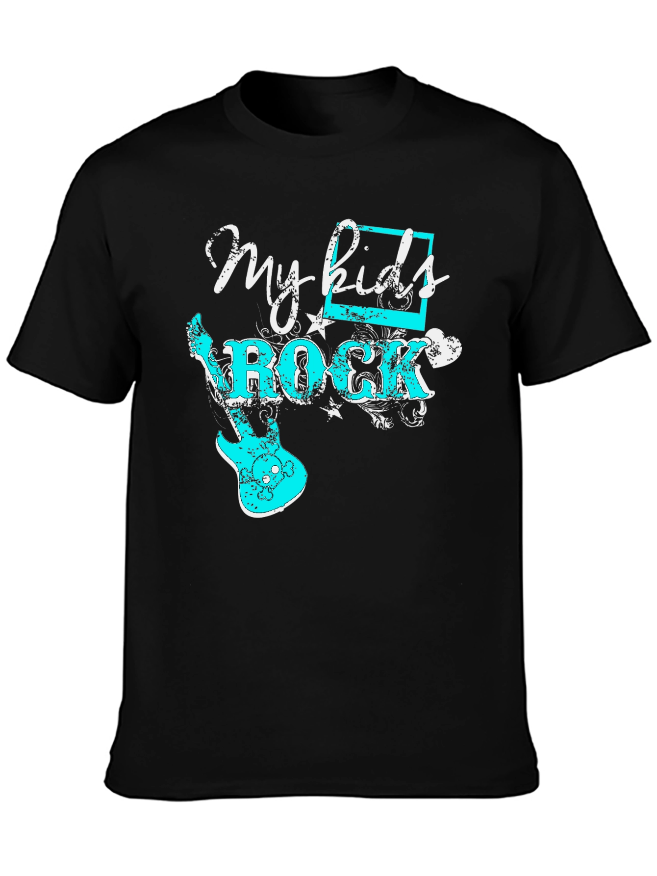My Kids Rock T-Shirt - Cool Graphic Tee for Parents - 3