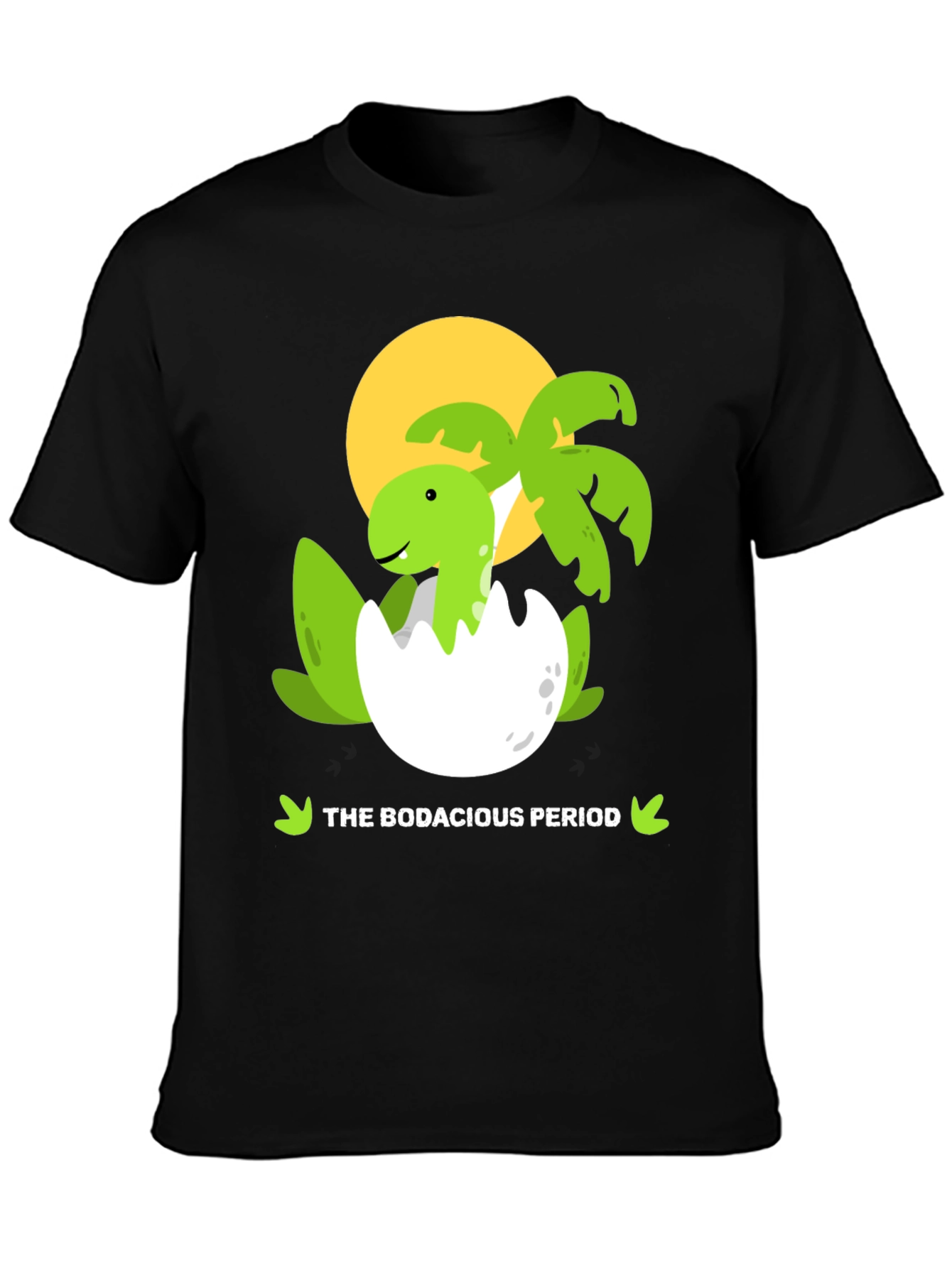 Black Bodacious Period Dinosaur Tee view 3