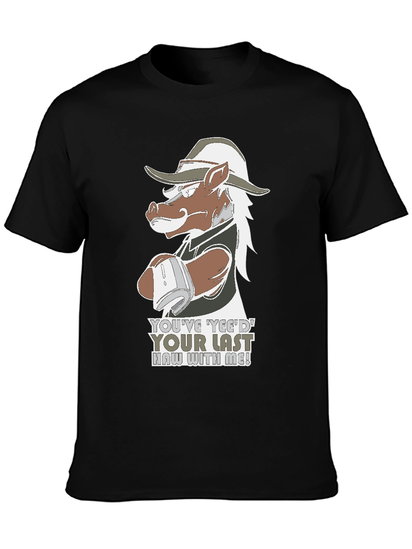 Black Yee'd Your Last Haw T-Shirt view 3