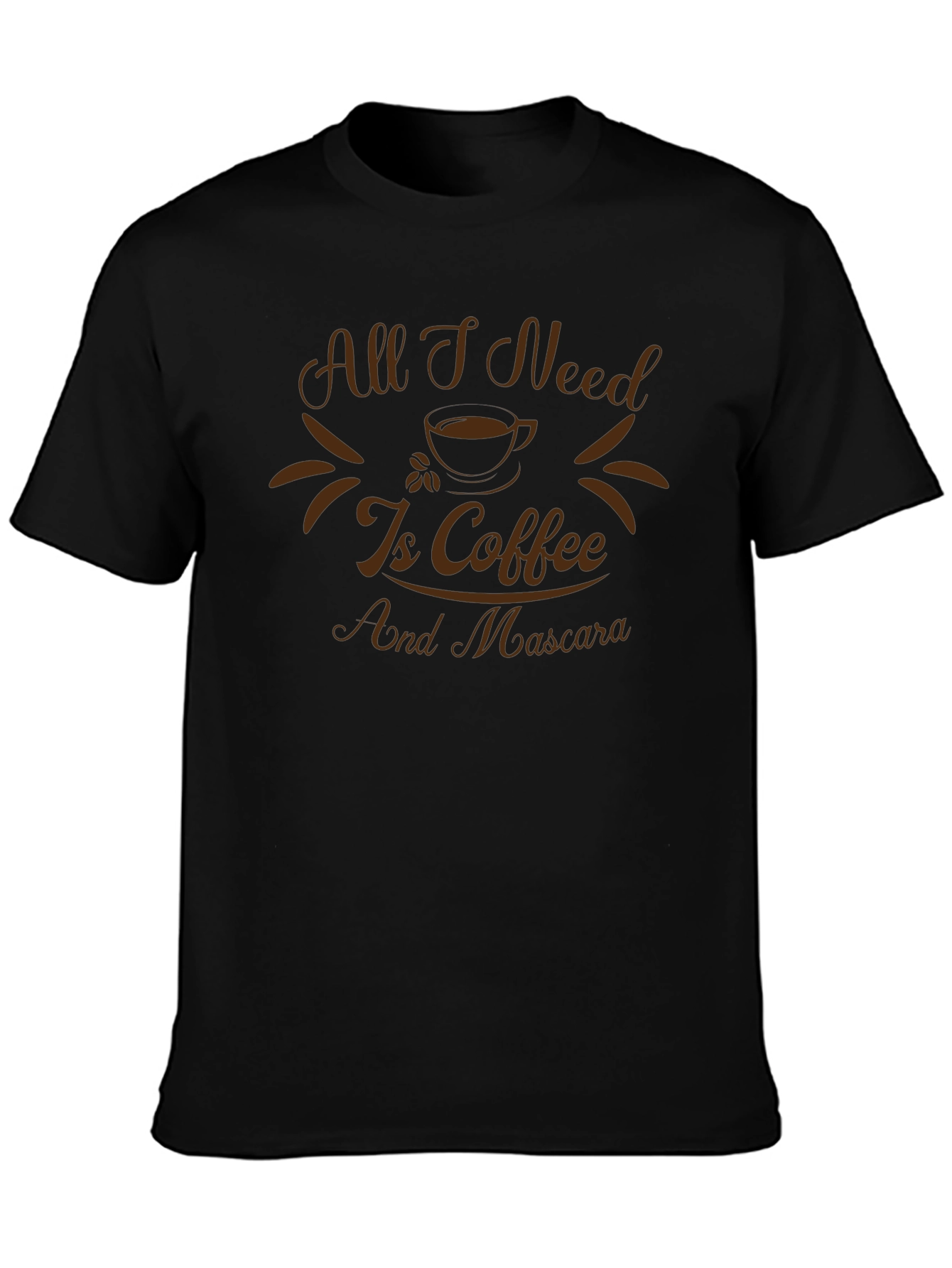 Black Coffee & Mascara T-Shirt - Perfect for Everyday! view 3