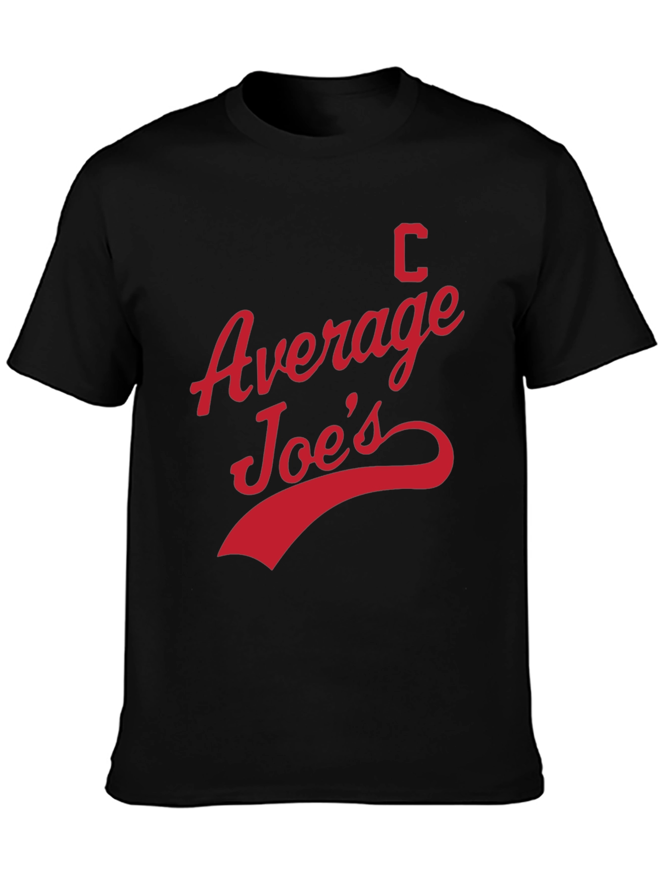 Black Average Joe's T-Shirt - Dodgeball Inspired view 3