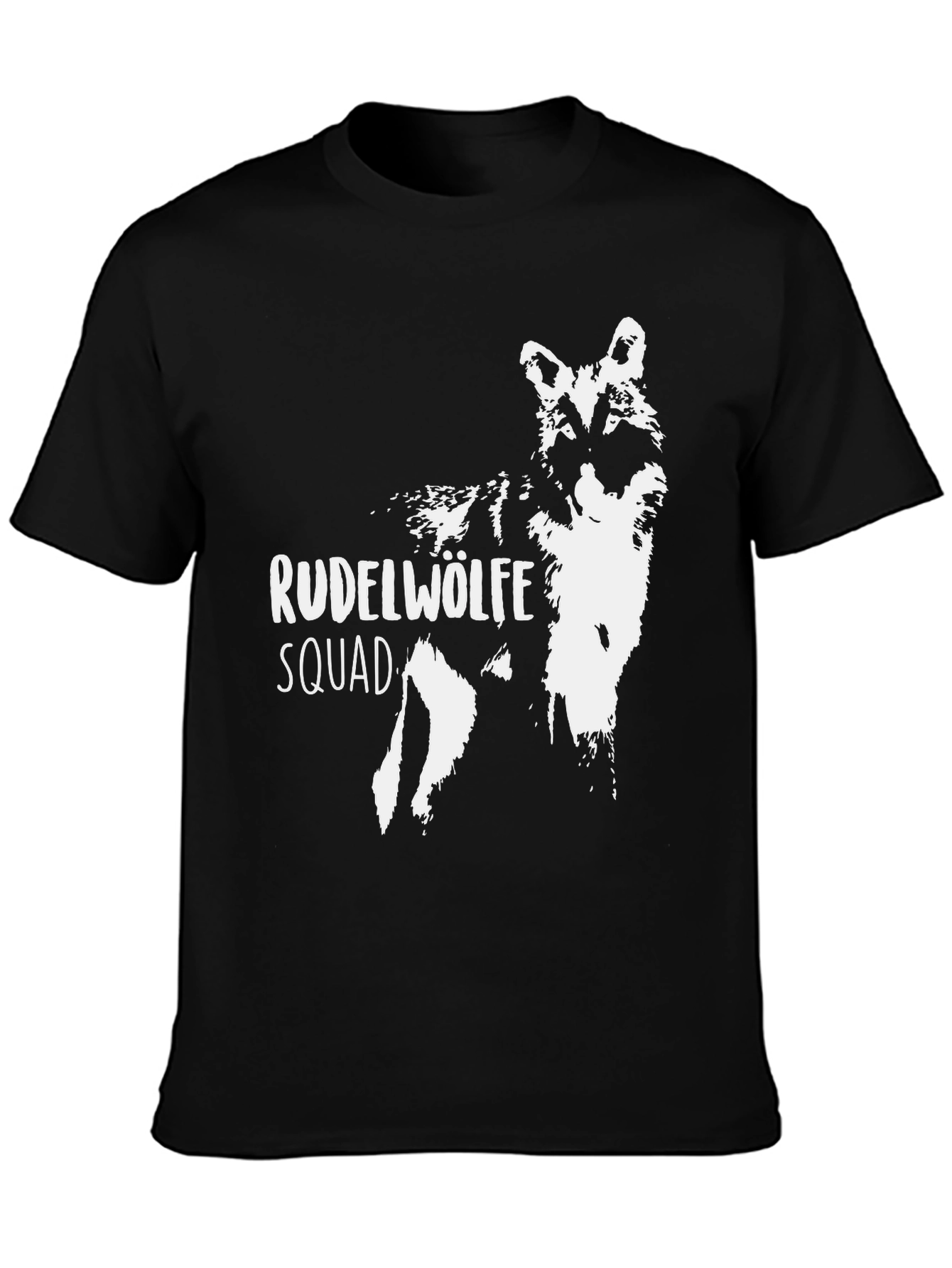Black Rudelwölfe Squad Black T-Shirt view 3