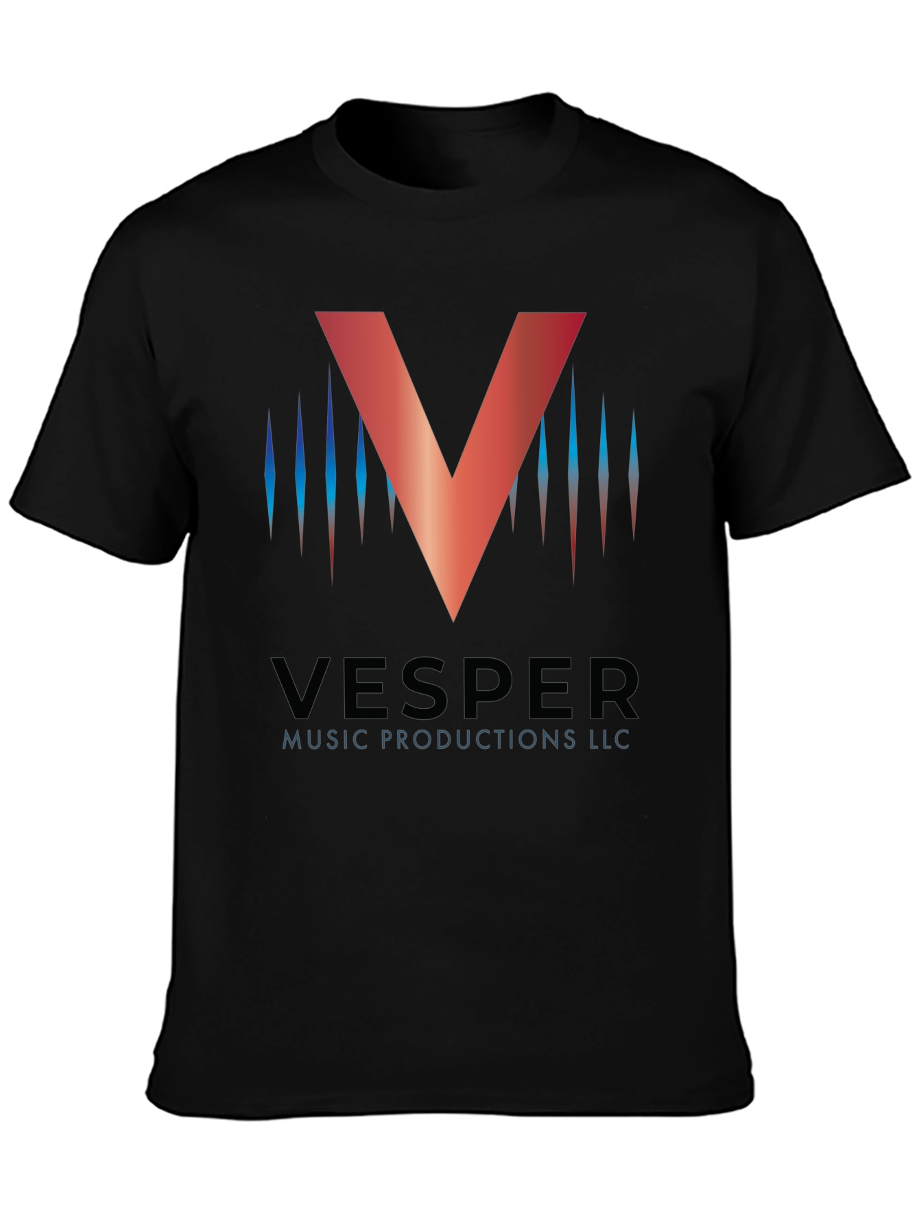 Black Vesper Music Productions LLC T-Shirt view 3