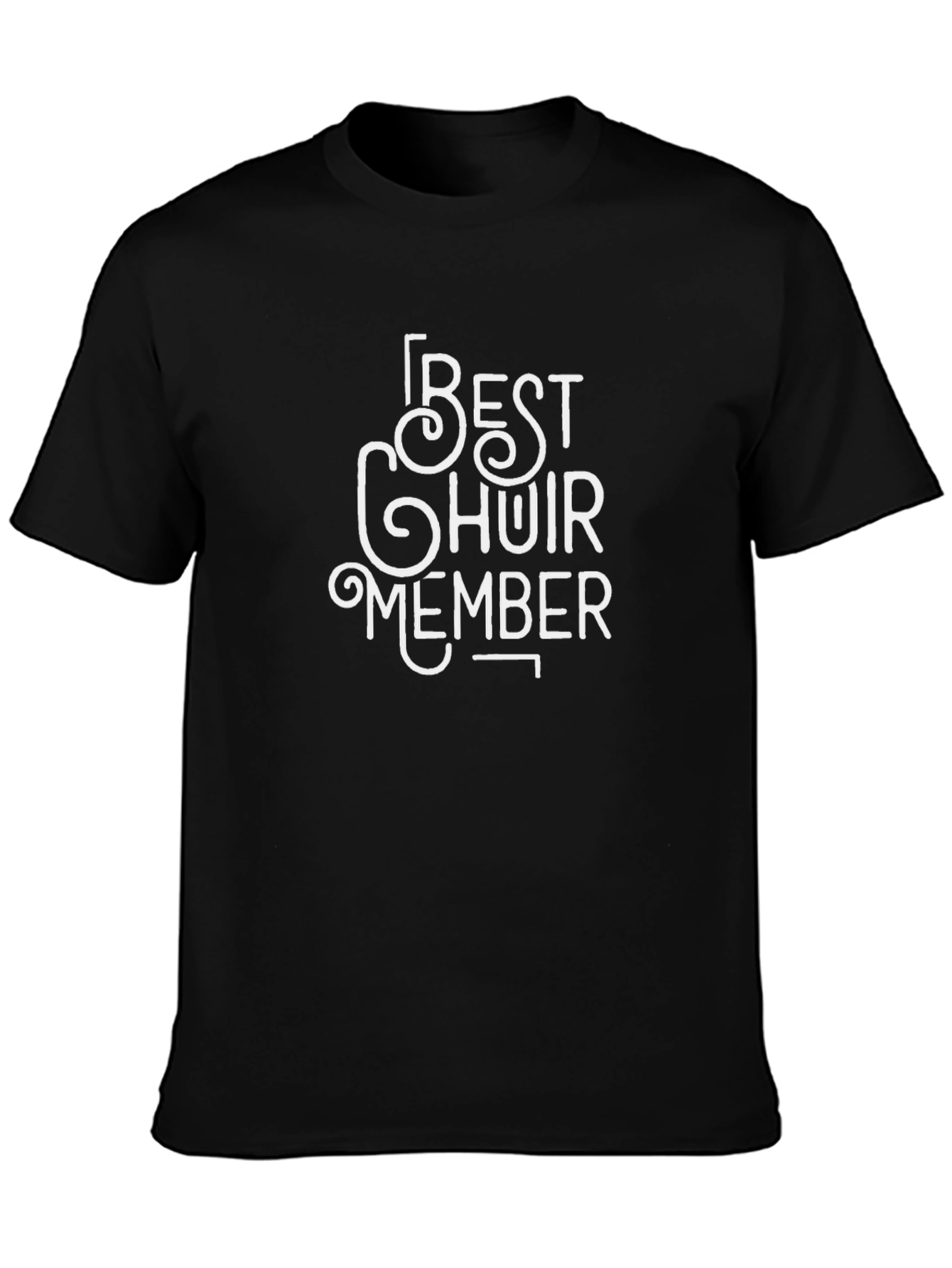 Black Best Choir Member Graphic T-Shirt view 3