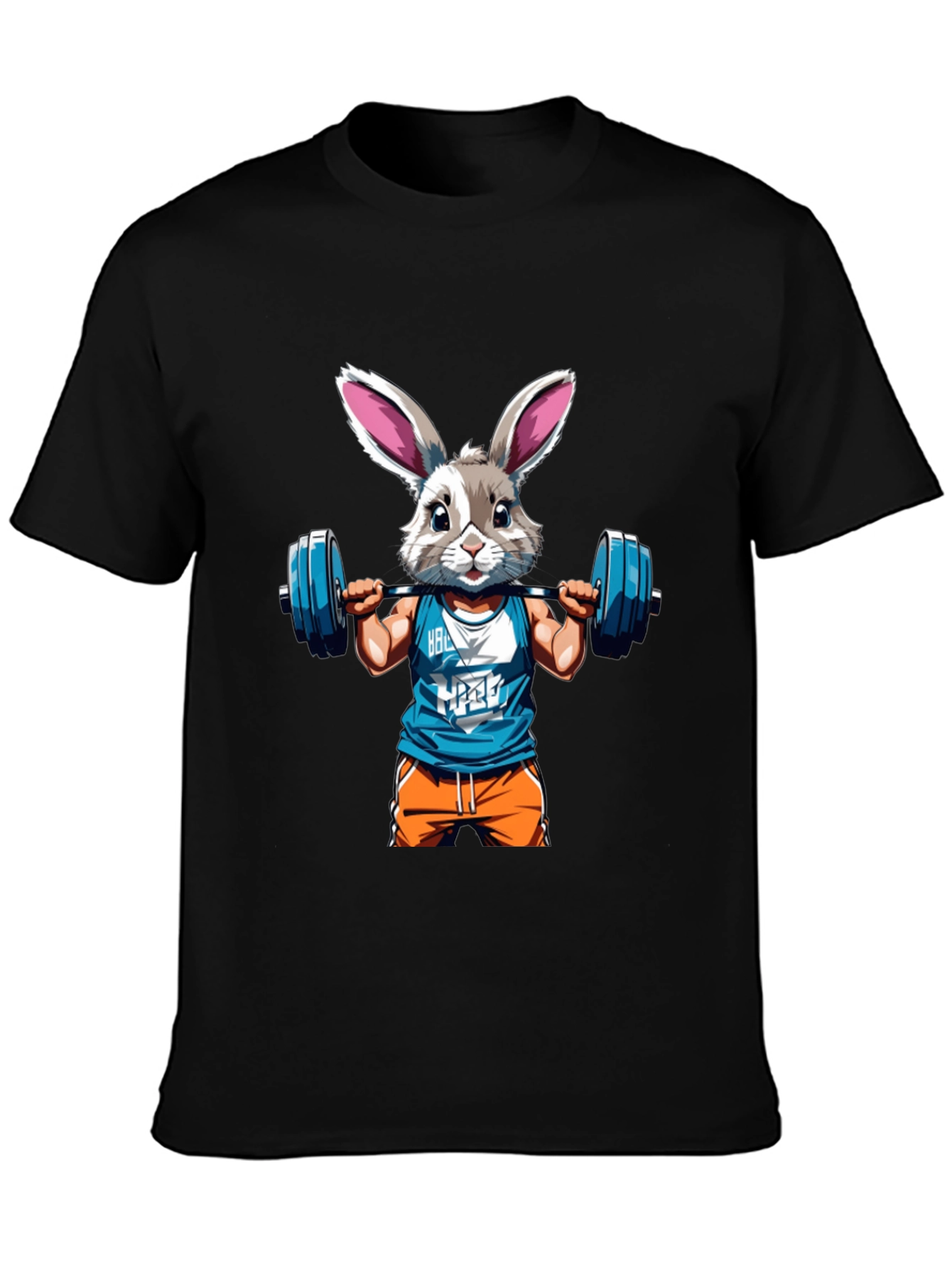 Black Bunny Gym Rat T-Shirt view 3