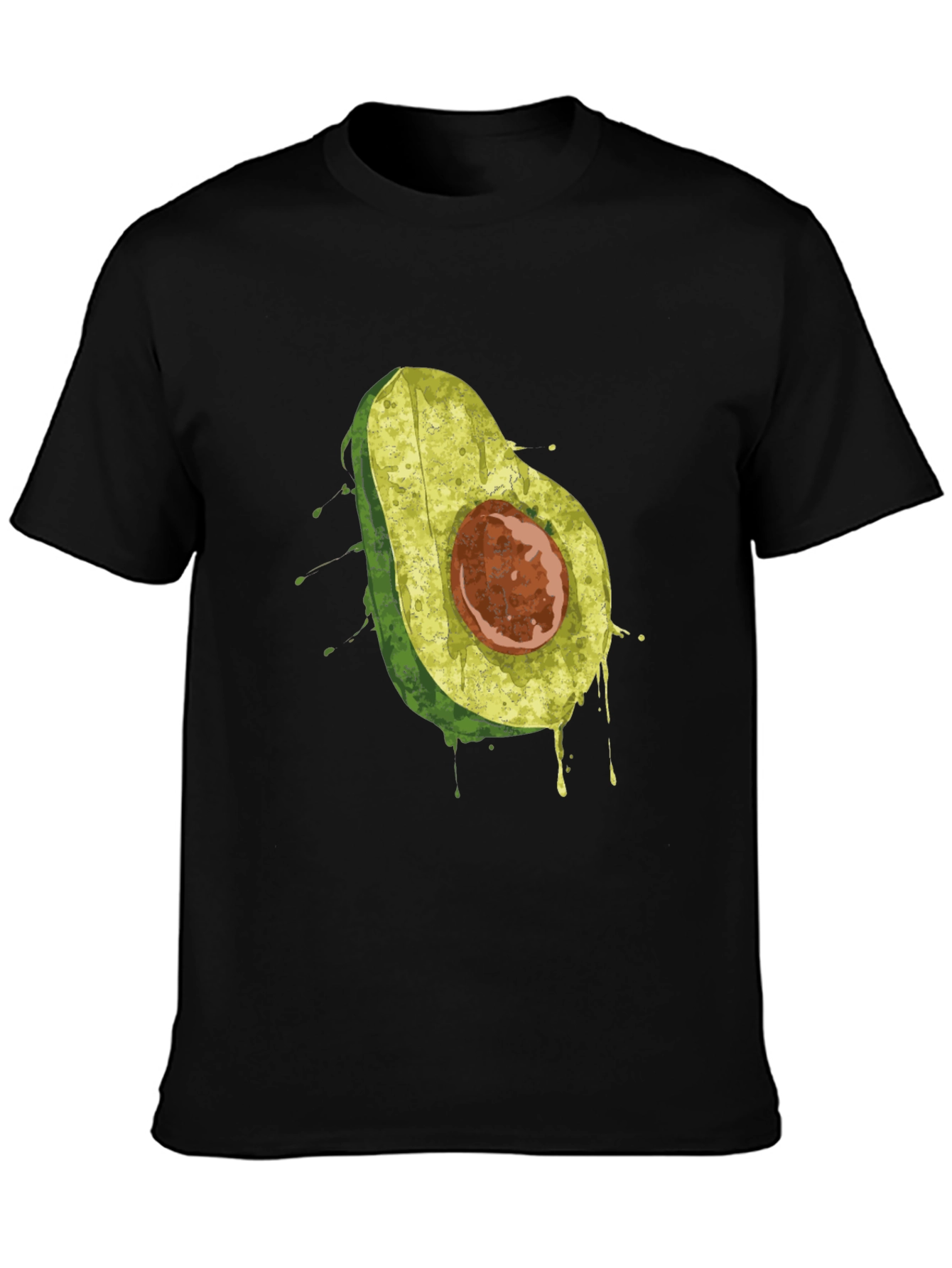 Black Avocado Graphic T-Shirt - Black view 3