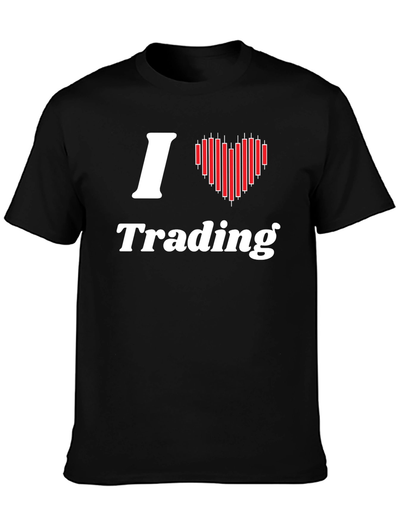 Black I Love Trading Black T-Shirt view 3