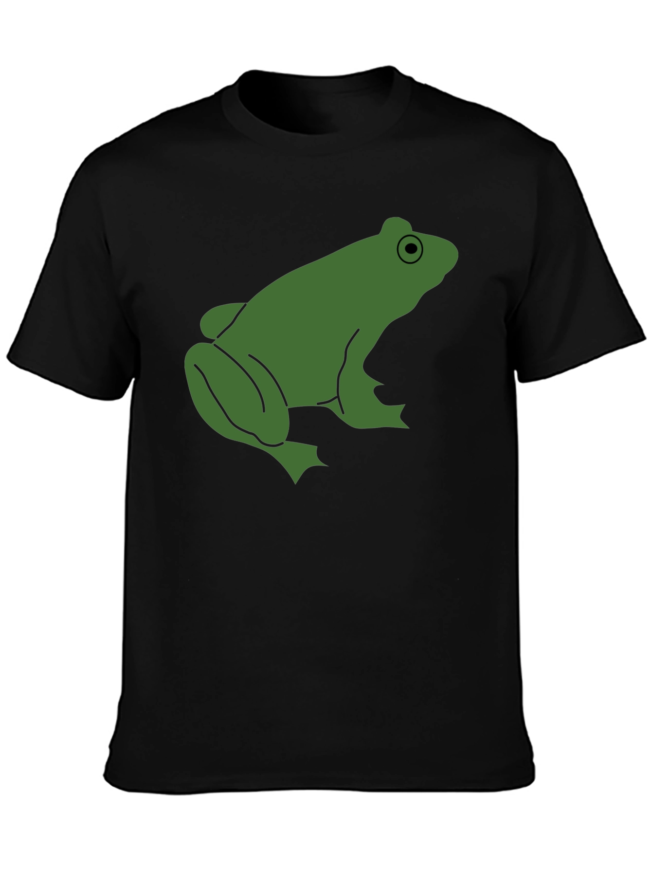 Black Frog Graphic Tee - Men's Black T-Shirt view 3