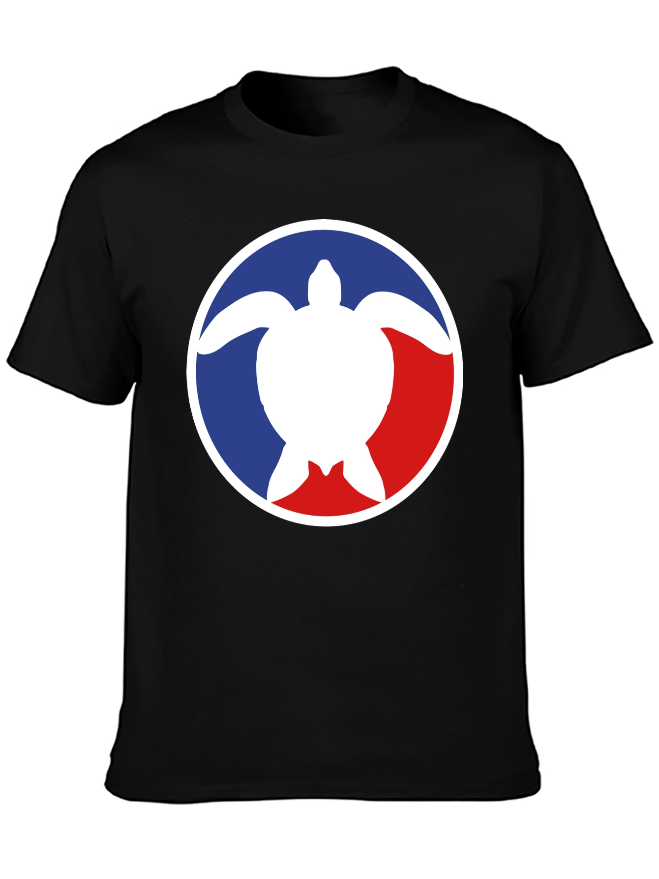 Black Turtle Logo Graphic Tee - Casual Comfort Shirt view 3