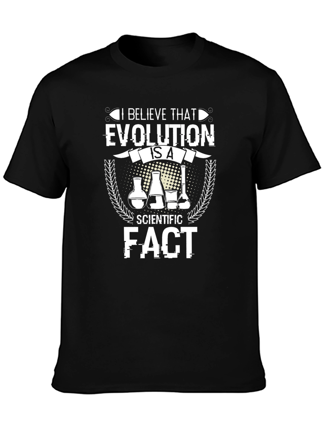 Black Evolution is a Fact T-Shirt - Science Tee view 3