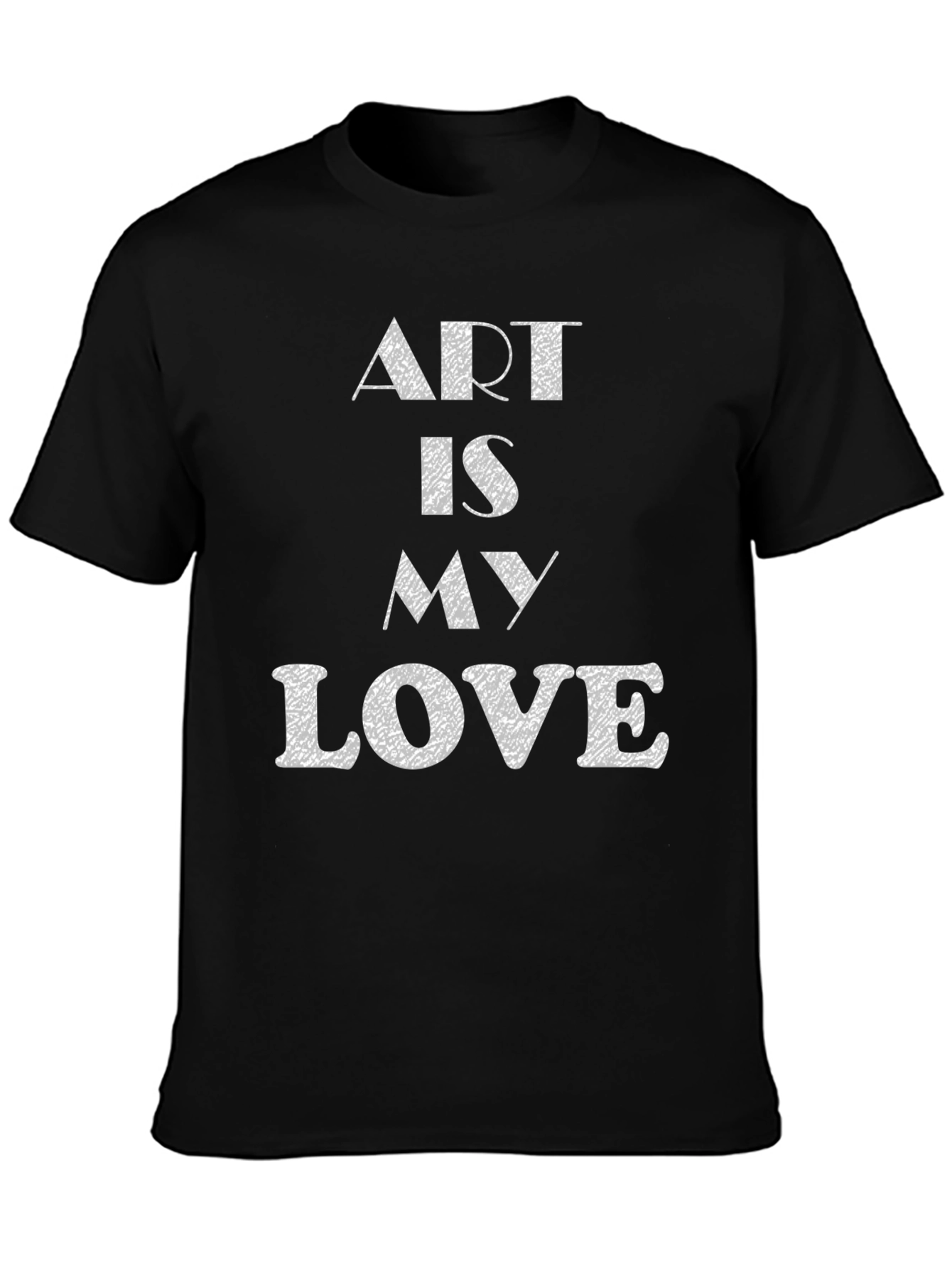 Black Art Is My Love T-Shirt - Stylish Graphic Tee view 3