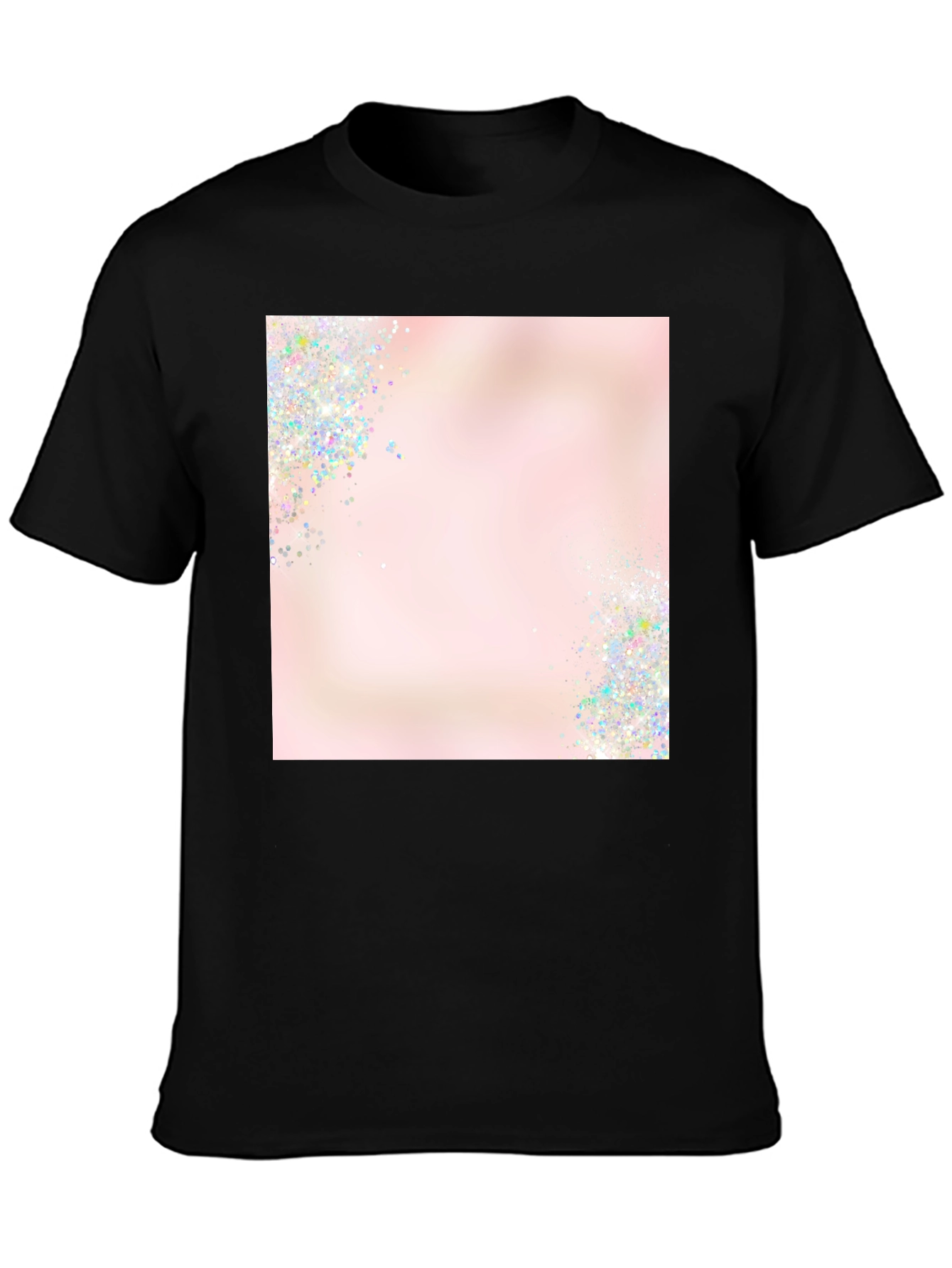 Black Sparkle Dream T-Shirt - Unisex Cotton Tee view 3