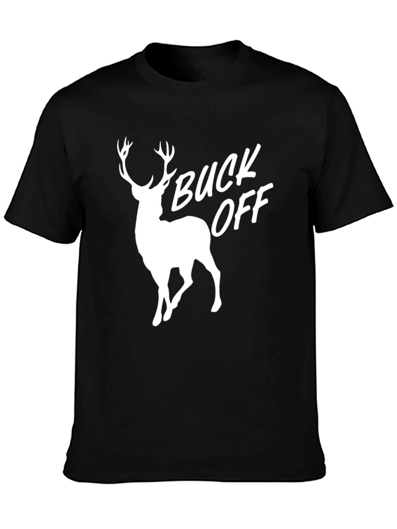 Black Buck Off Deer Graphic Tee view 3