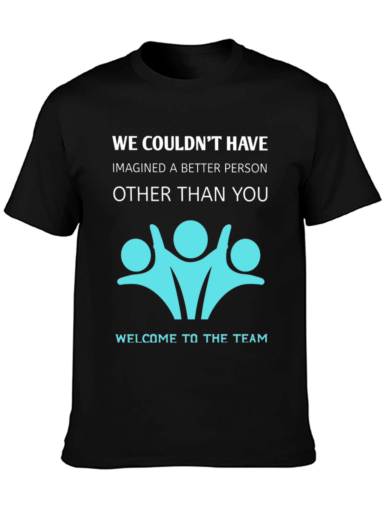 Black Welcome to the Team T-Shirt view 3