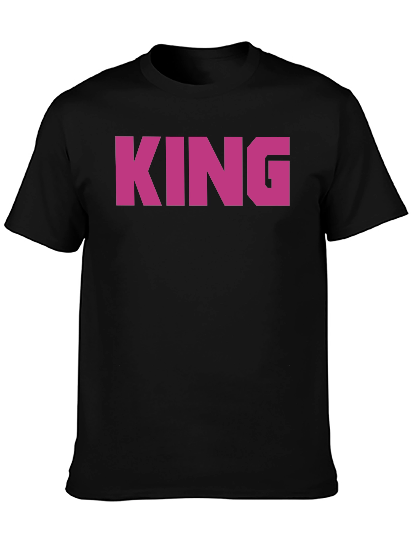 Black King Graphic Tee - Bold Statement T-Shirt view 3