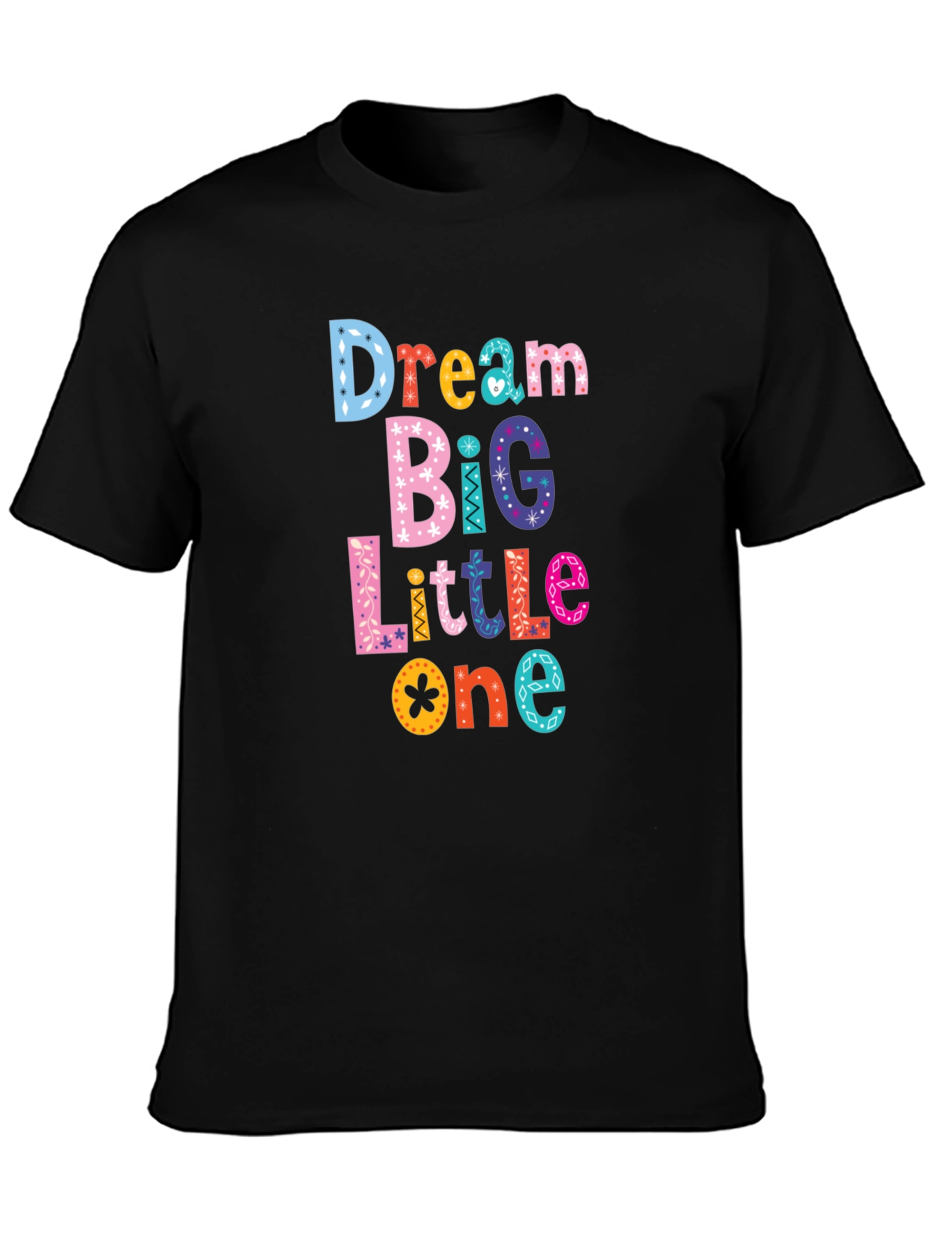 Black Dream Big Little One Graphic Tee view 3