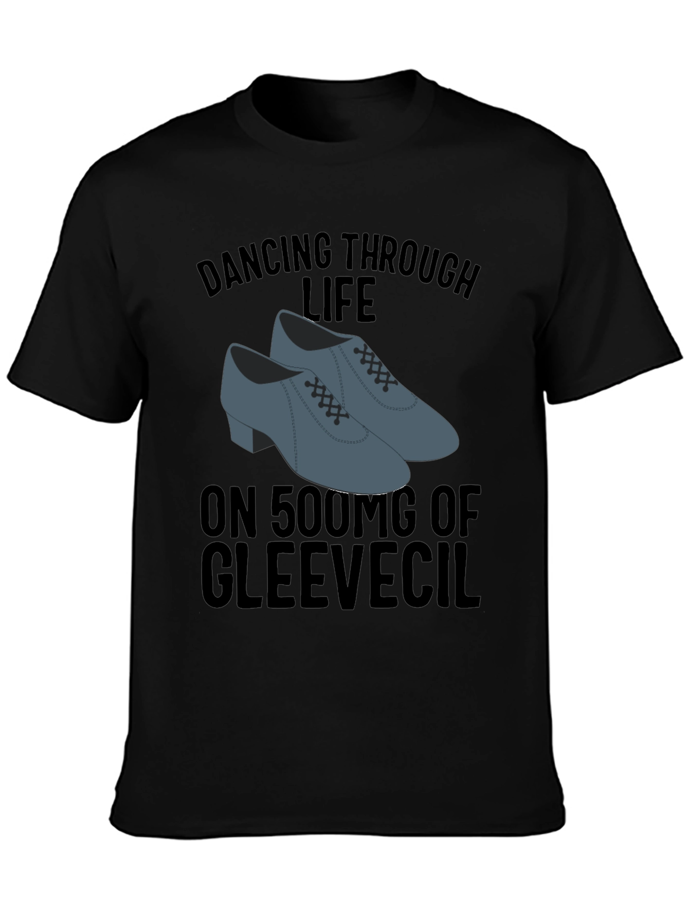 Black Dancing Through Life Tee view 3