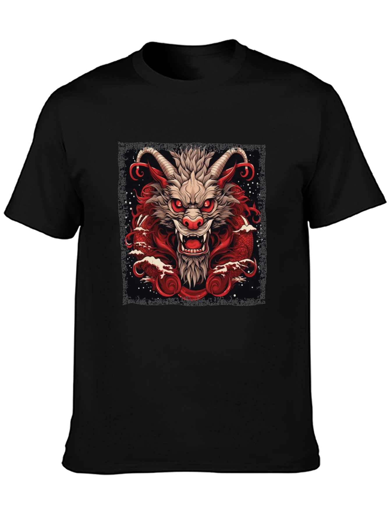 Black Dragon Graphic Tee - Bold Design view 3