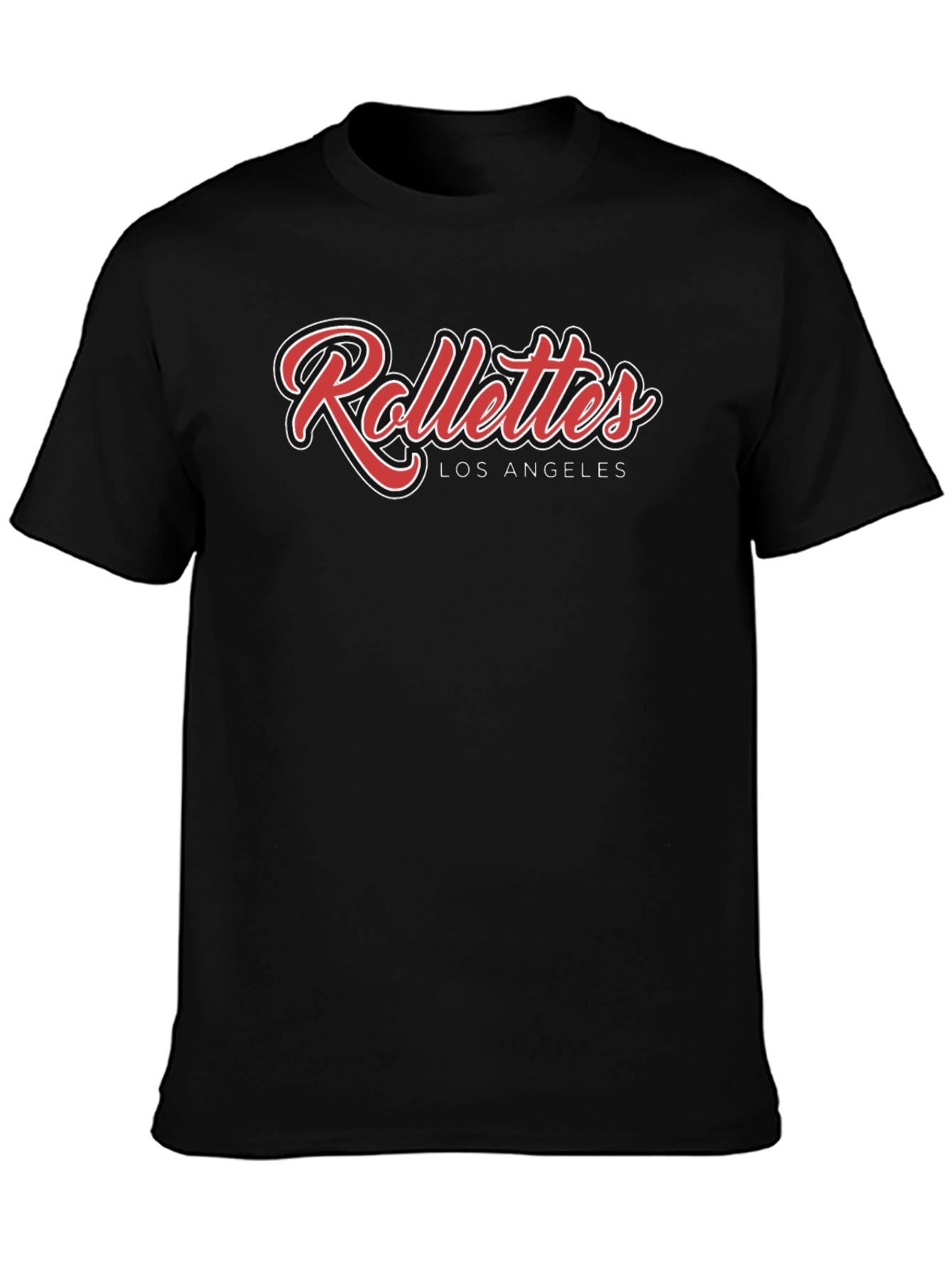 Black Rollettes Los Angeles Graphic T-Shirt - Black view 3