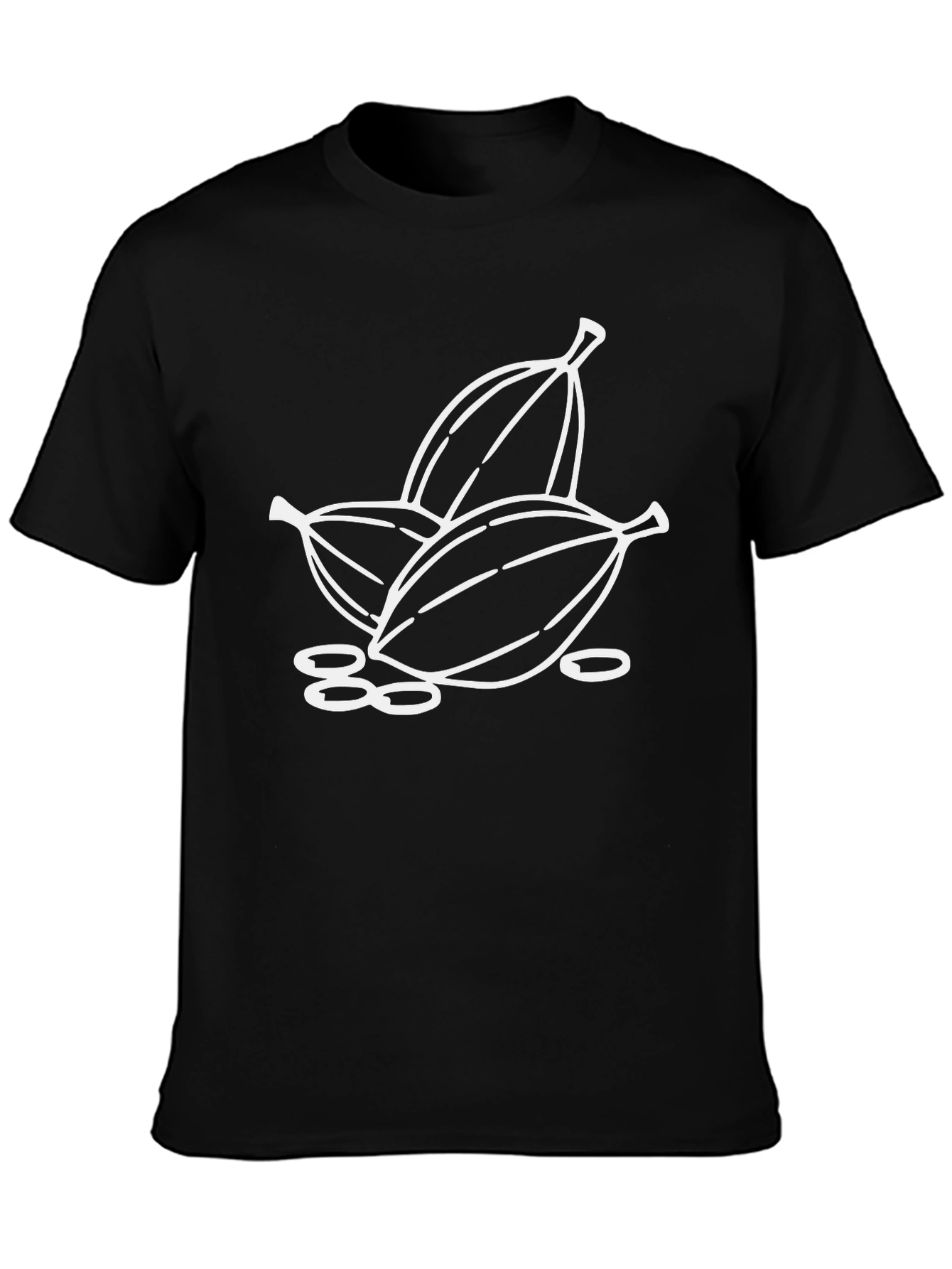 Black Banana T-Shirt - Unique Fruit Design Tee view 3