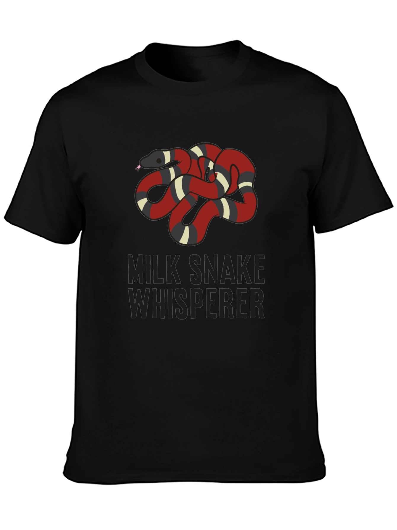 Black Milk Snake Whisperer Graphic Tee - Black view 3