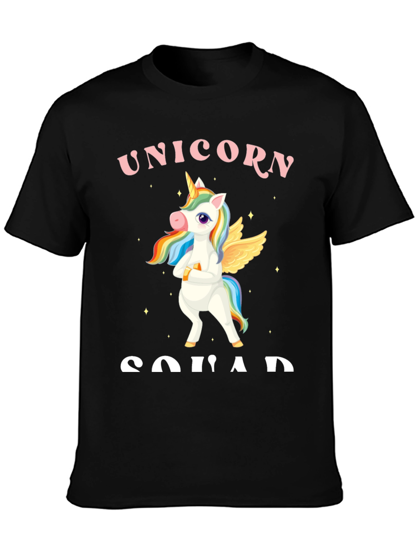 Black Unicorn Squad Graphic Tee view 3