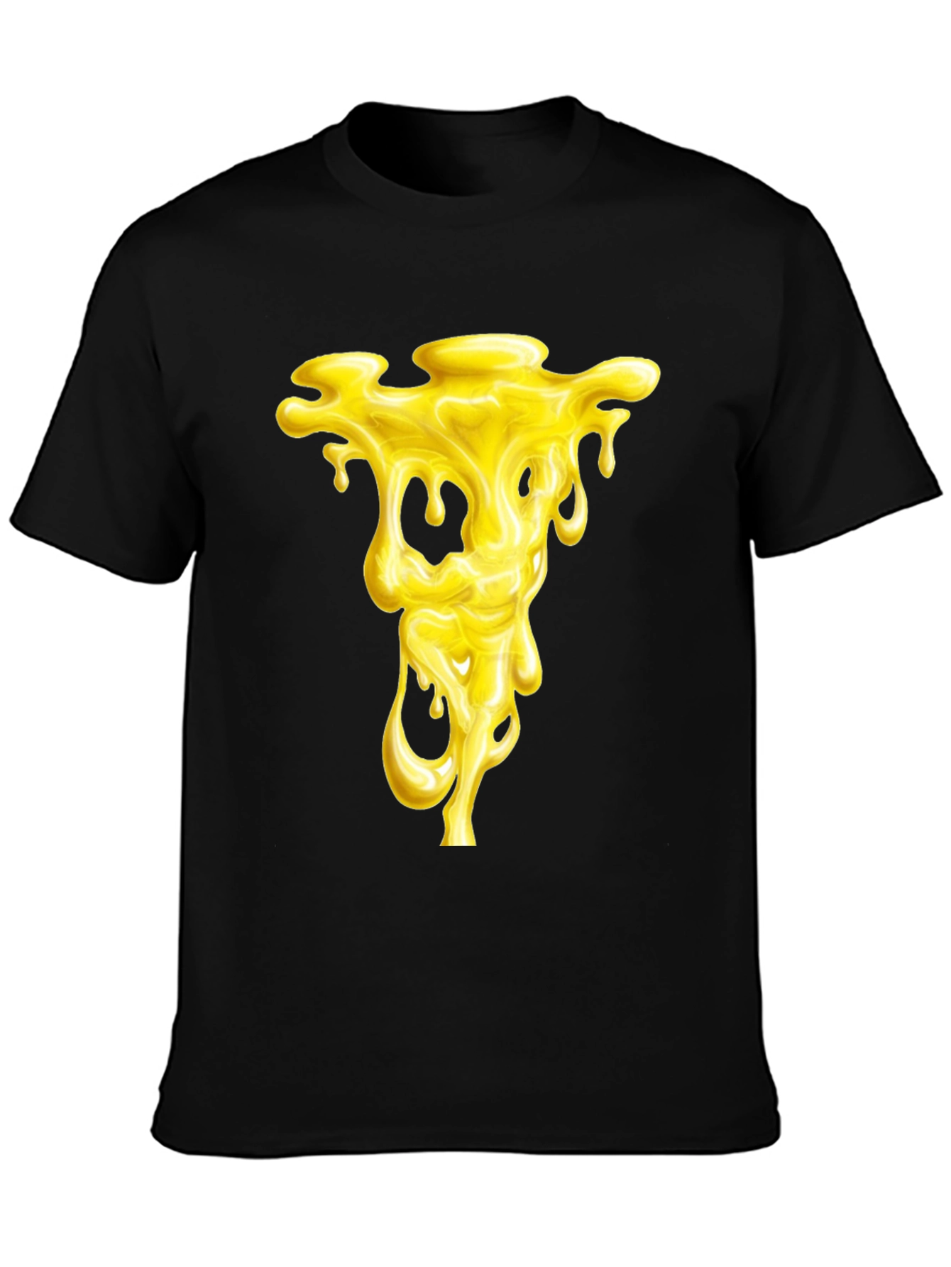 Black Dripping Honey Graphic Tee - Black view 3