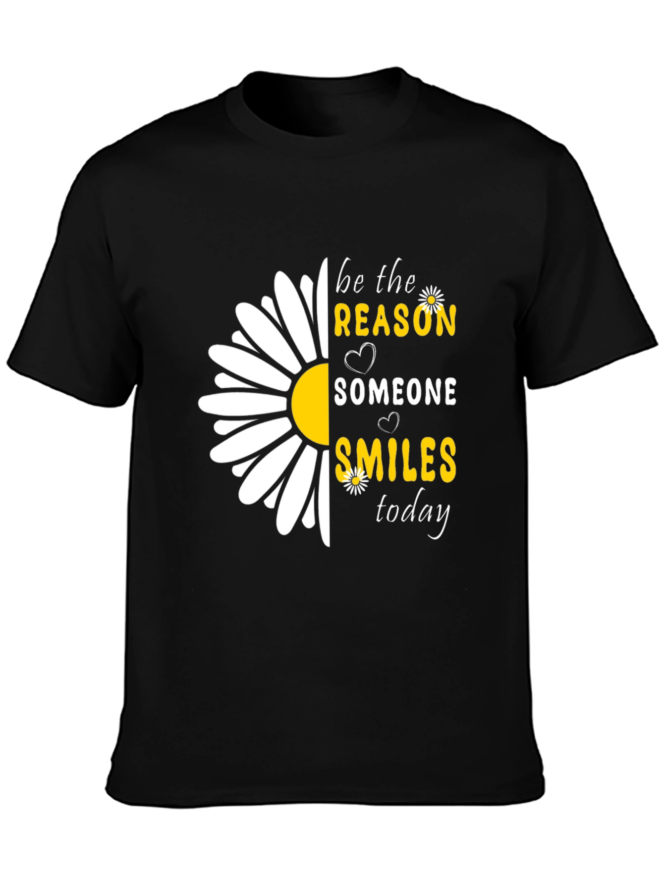 Black Be The Reason Smile T-Shirt view 3