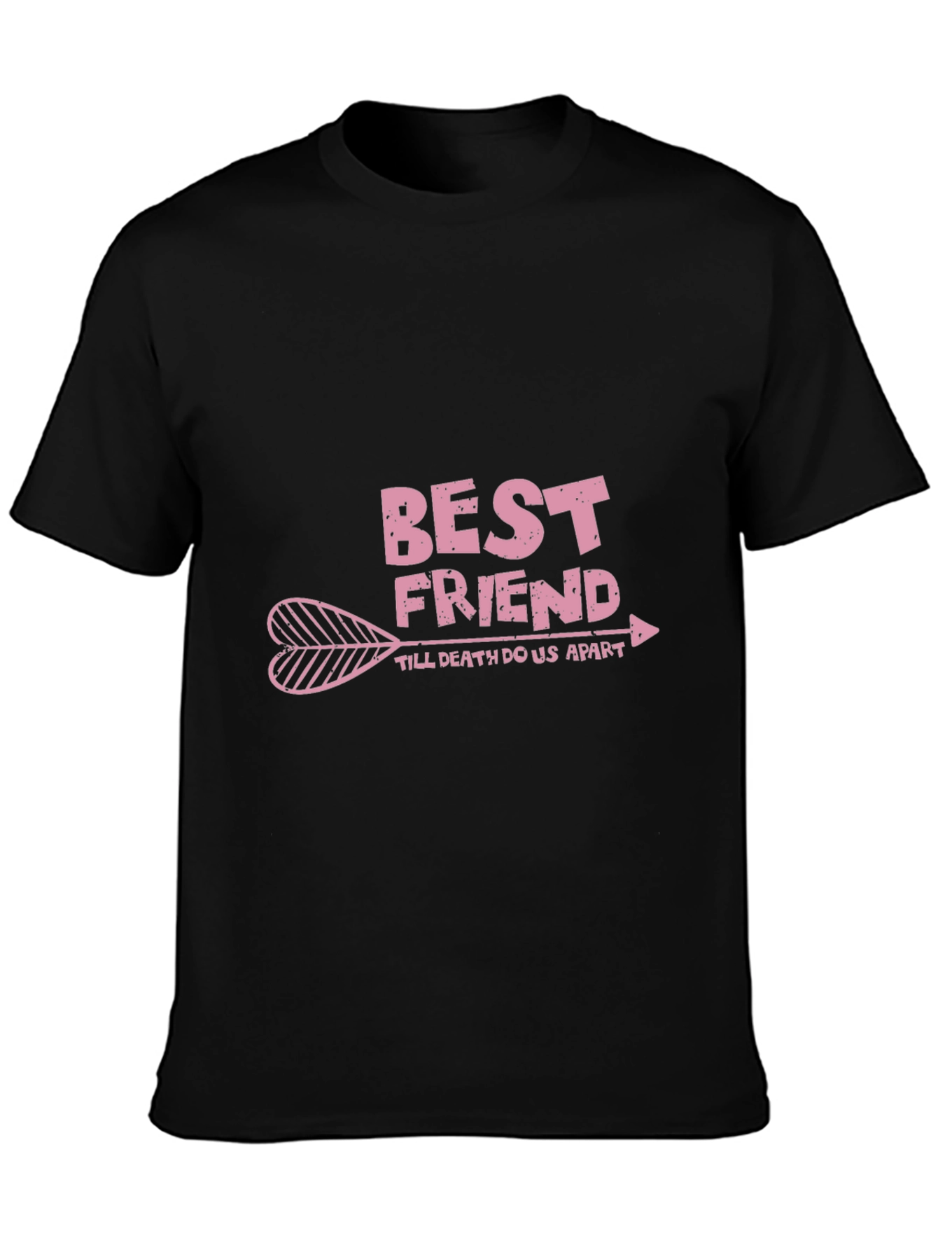 Black Best Friend Arrow T-Shirt - Till Death Do Us Apart view 3