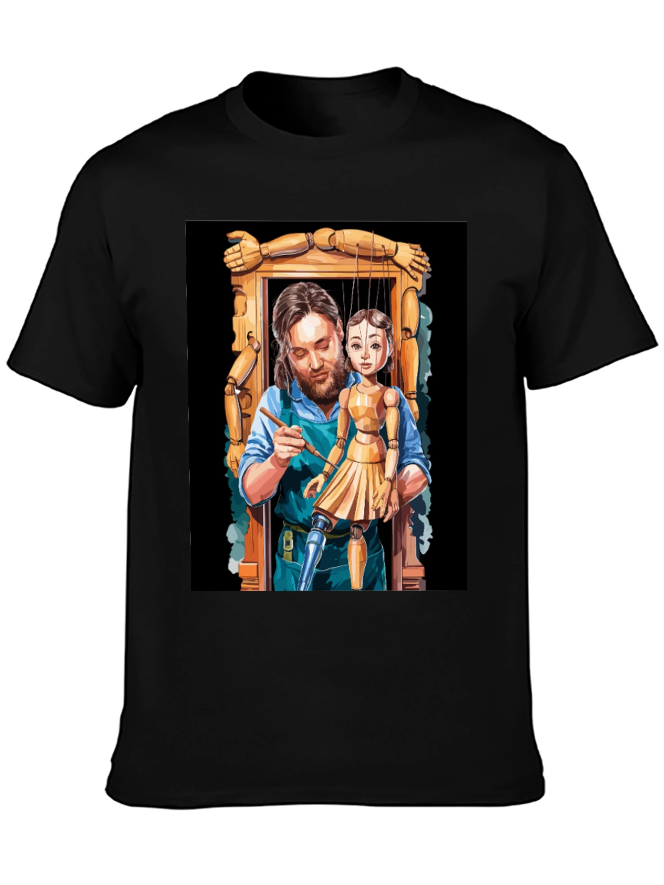 Black Marionette Master Graphic Tee view 3