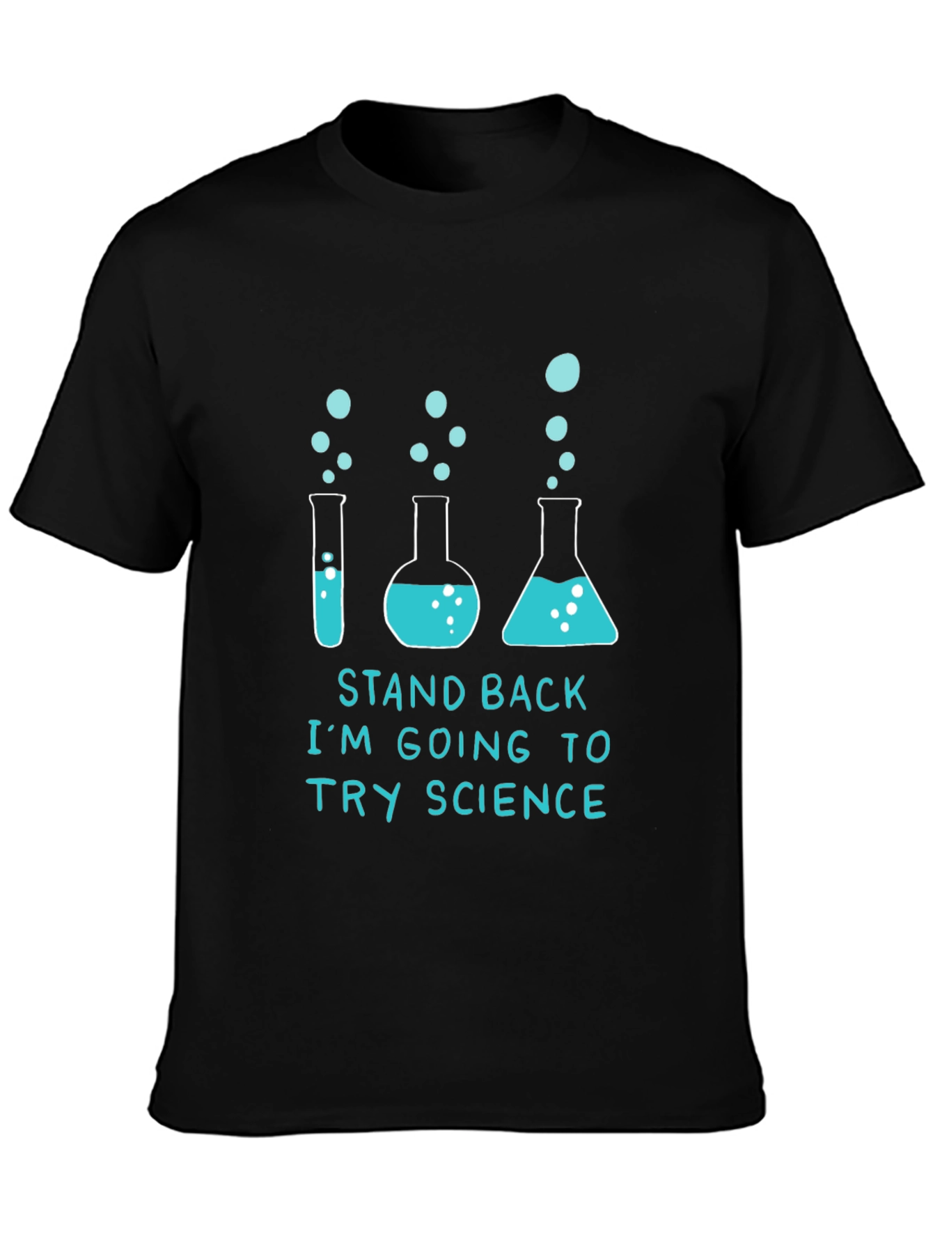 Black Science Experiment Graphic T-Shirt view 3