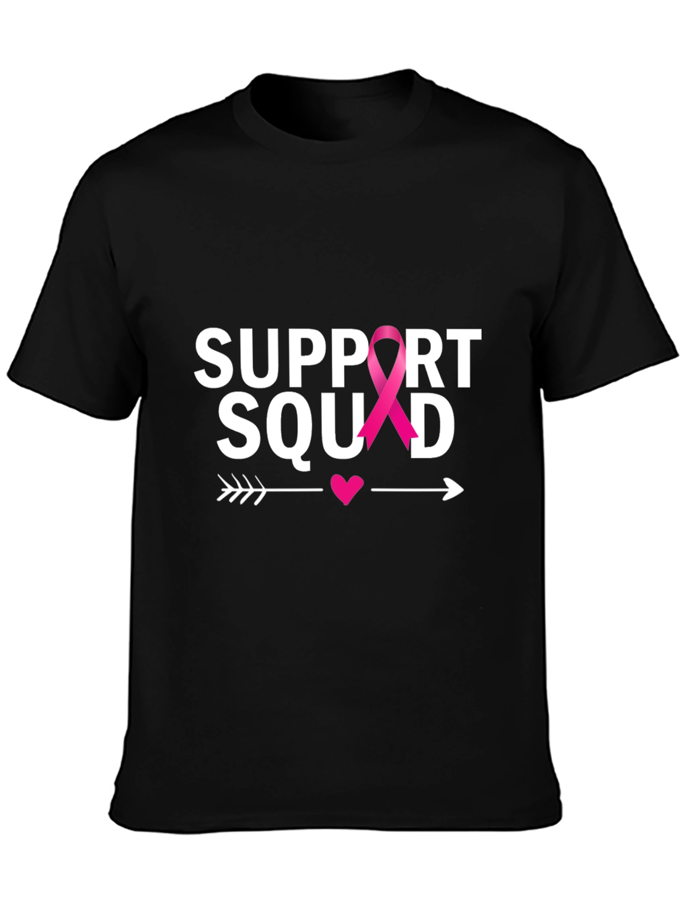 Support Squad Breast Cancer Awareness T-Shirt - 3