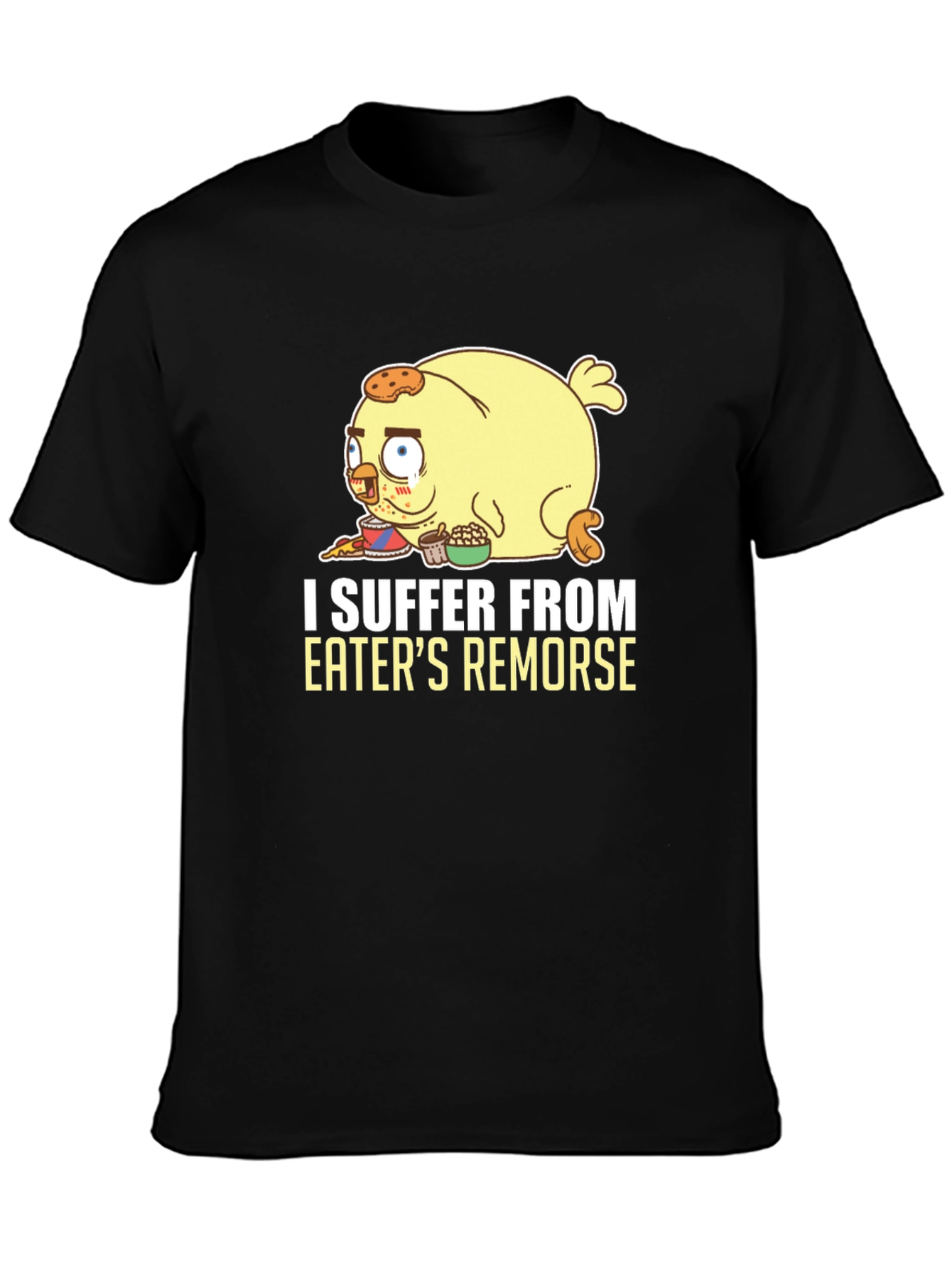 Black Eater's Remorse Graphic T-Shirt view 3