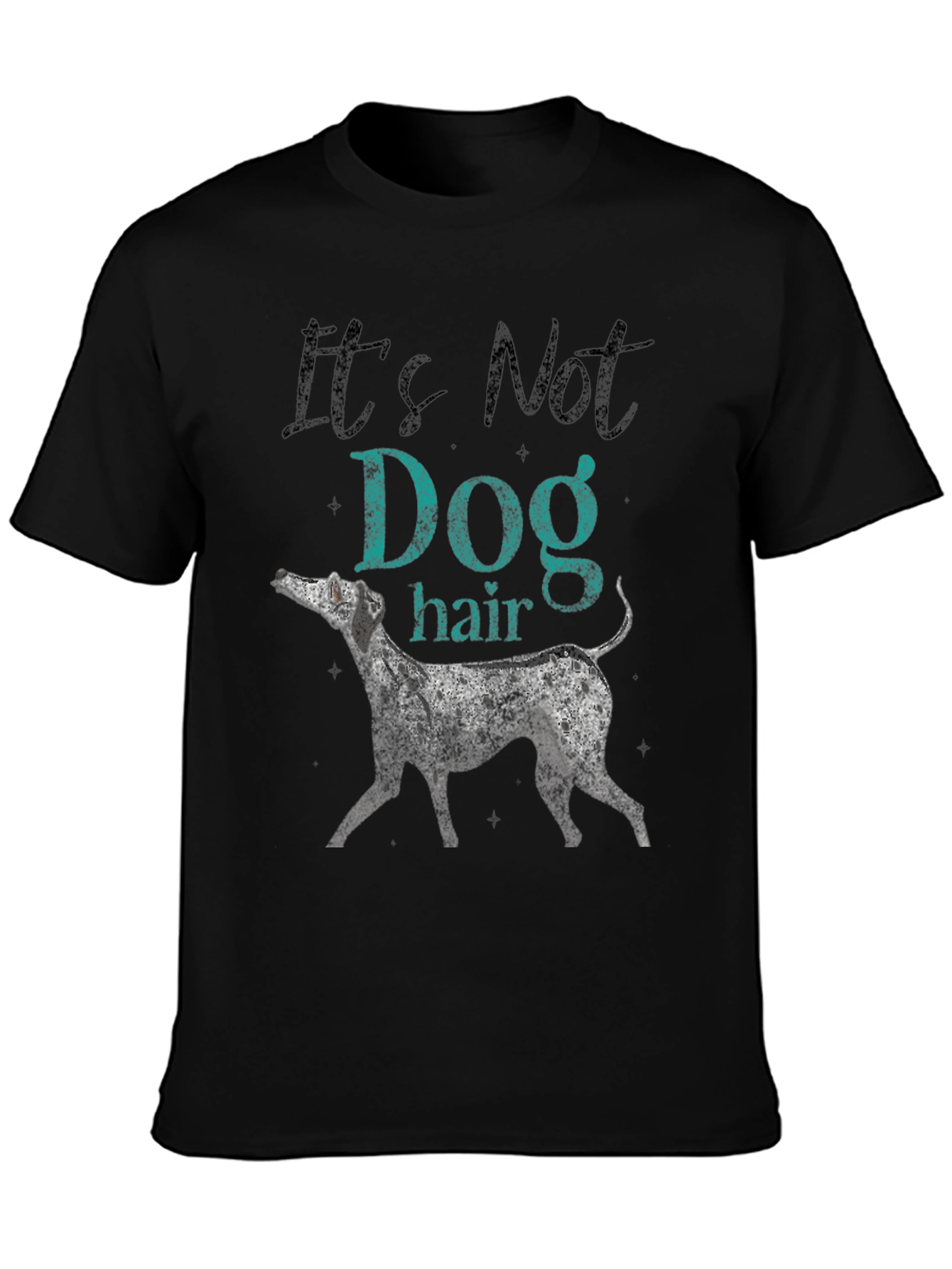 Black Dog Hair T-Shirt - Black view 3