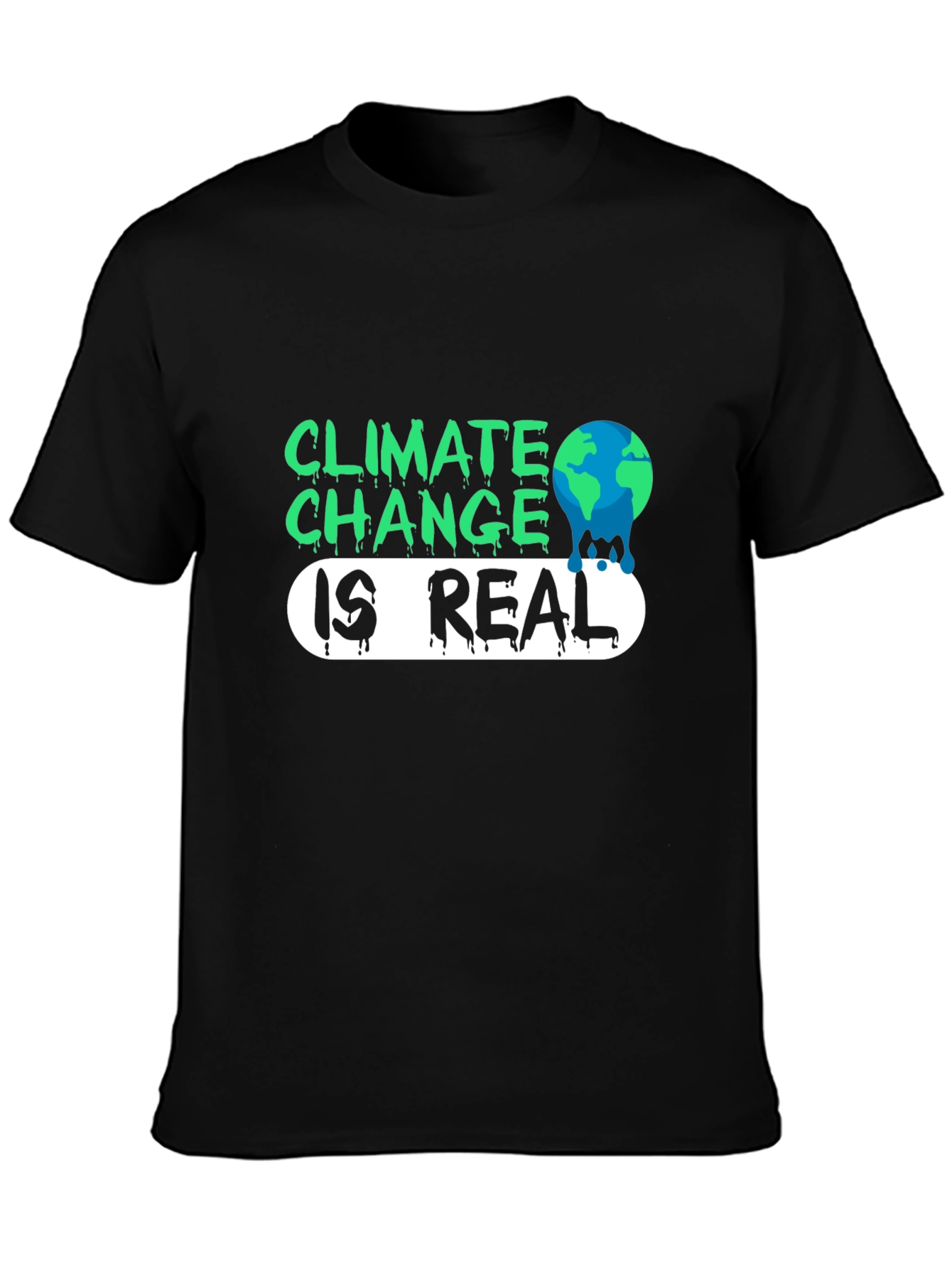 Climate Change is Real Graphic T-Shirt - 3