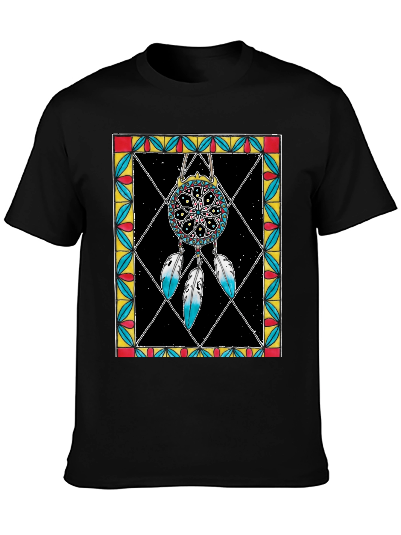 Black Dreamcatcher Graphic Tee view 3