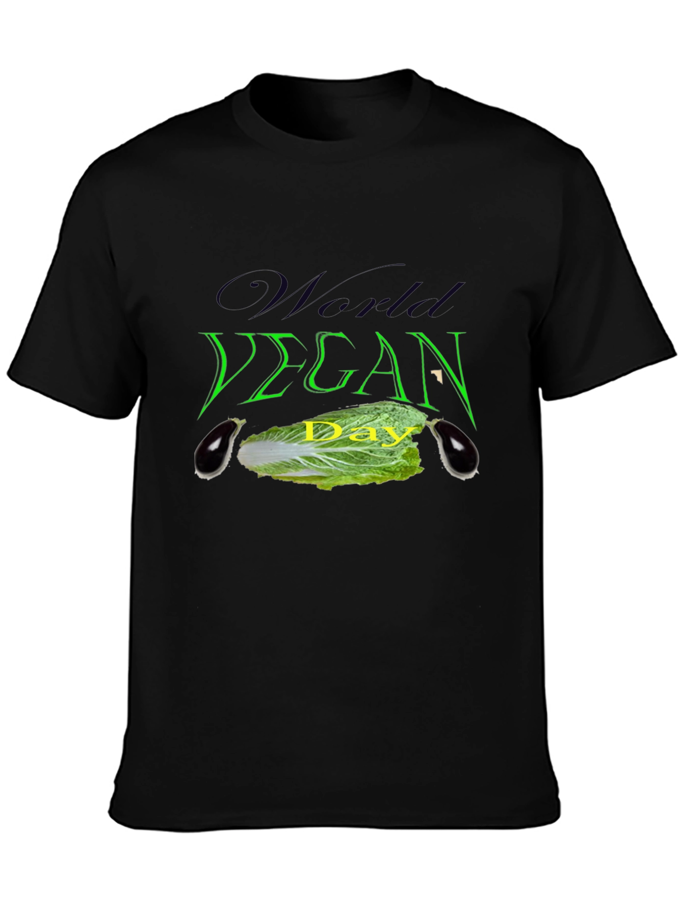 Vegan Day Graphic T-Shirt - 3