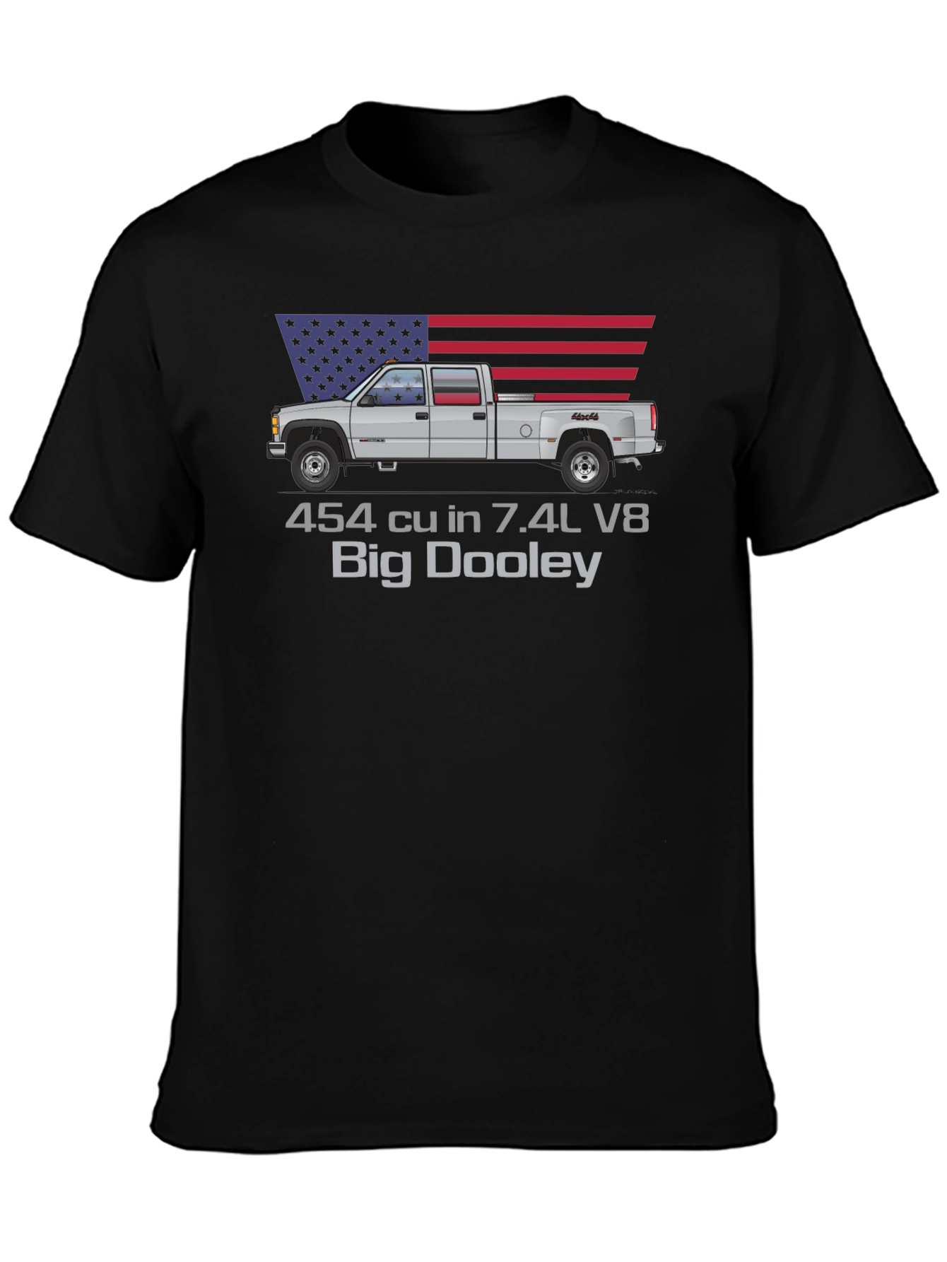 Big Dooley Truck Graphic Tee - Patriotic - 3