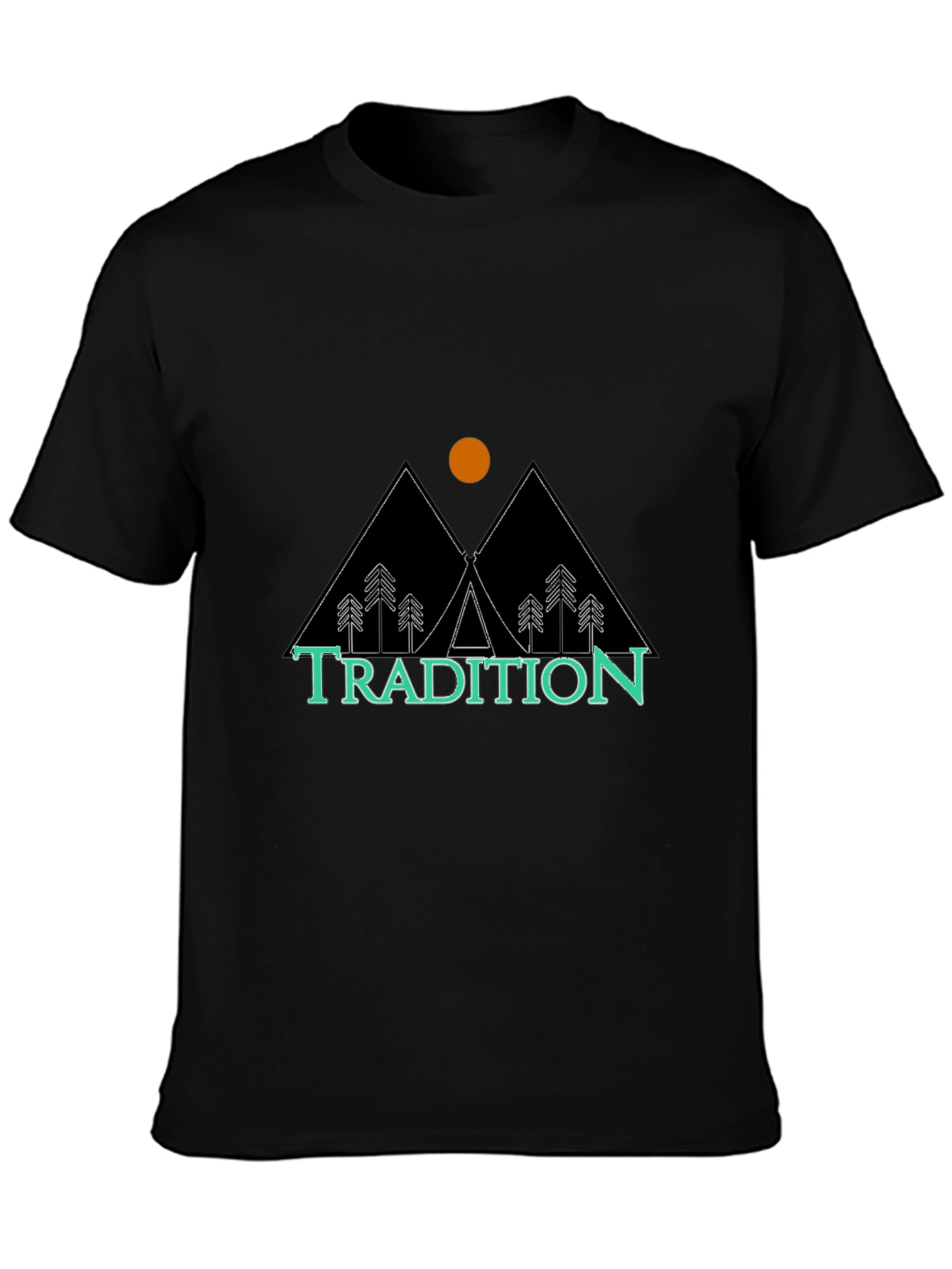 Black Tradition Graphic Tee - Outdoor Adventure Style view 3