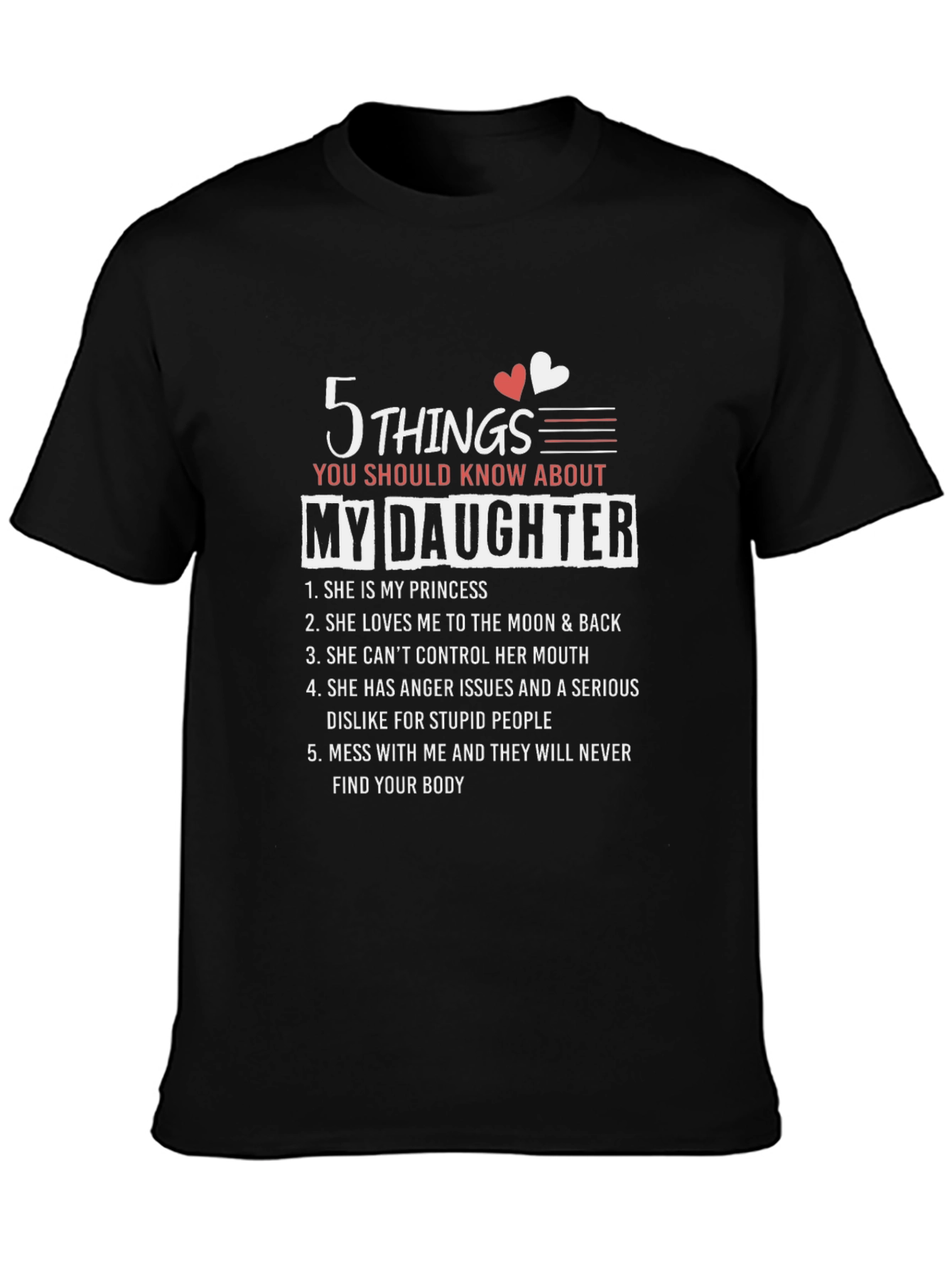 Black My Daughter T-Shirt - 5 Things You Should Know view 3