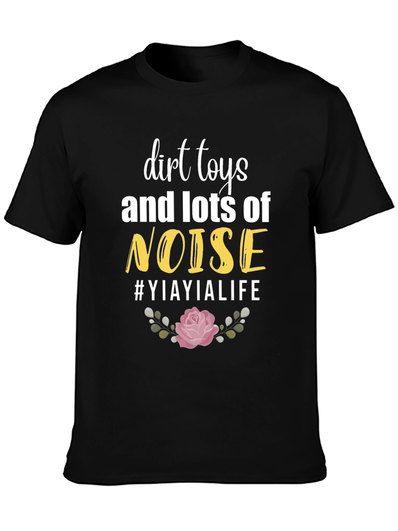 Black Dirt Toys & Noise T-Shirt - Yiayia Life view 3