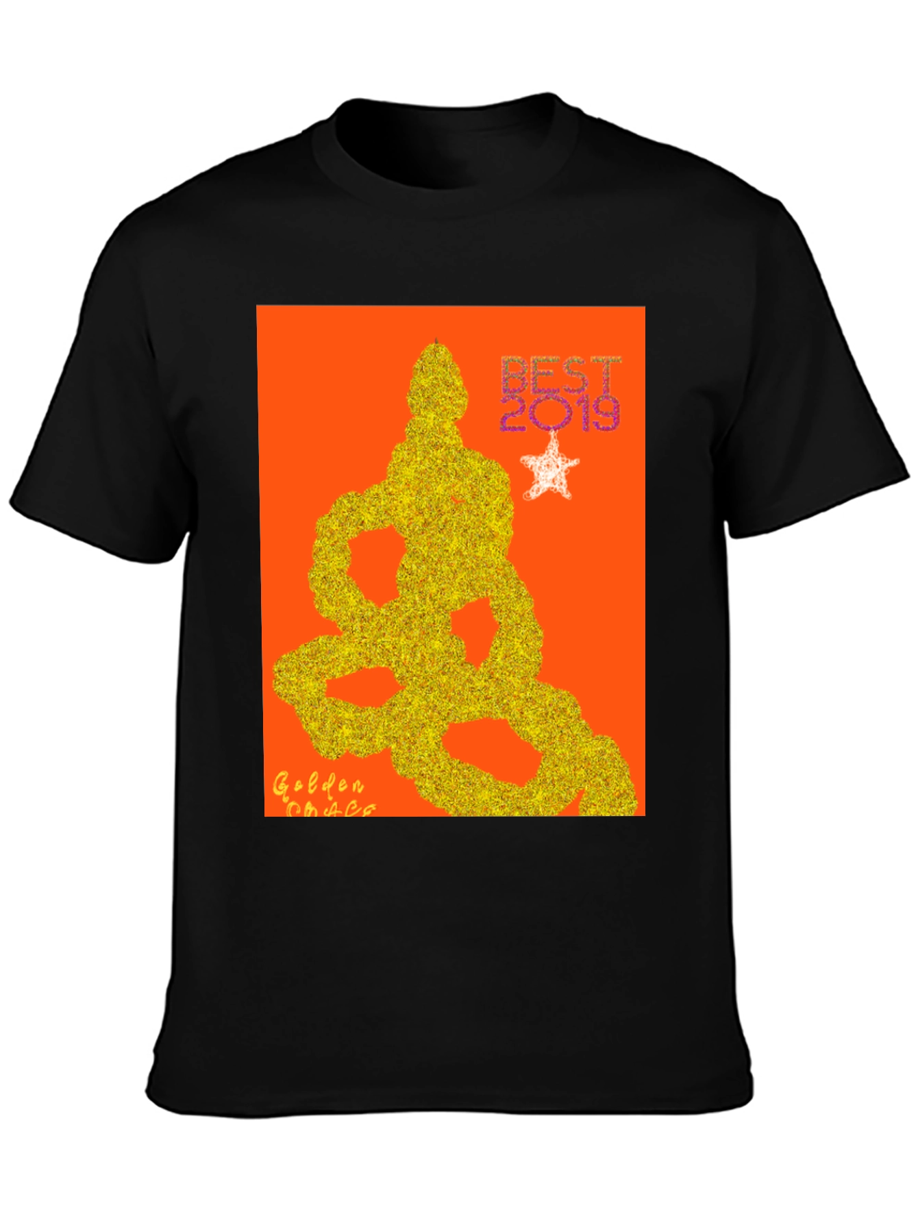 Black Golden Grace T-Shirt view 3