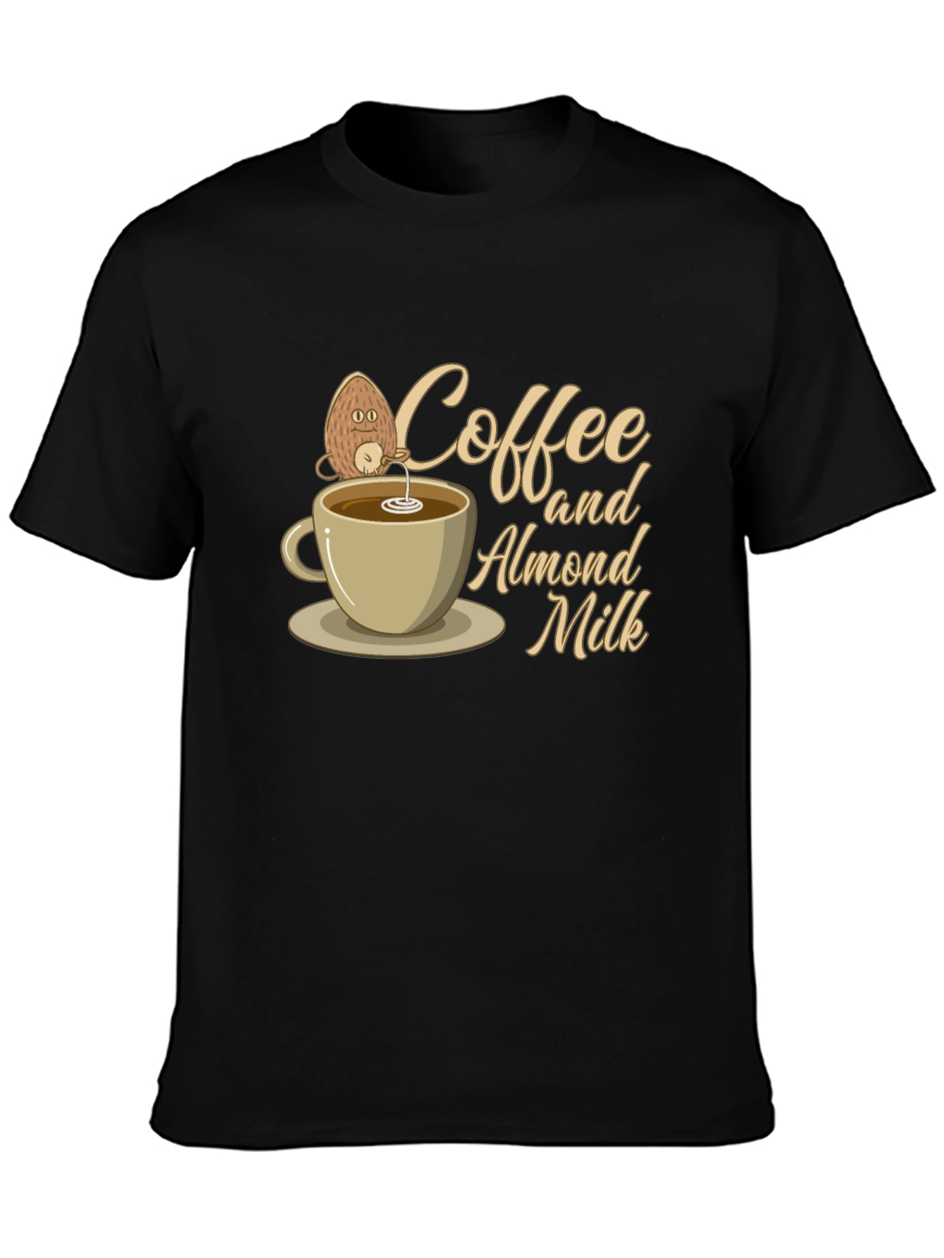 Coffee & Almond Milk Graphic T-Shirt - 3
